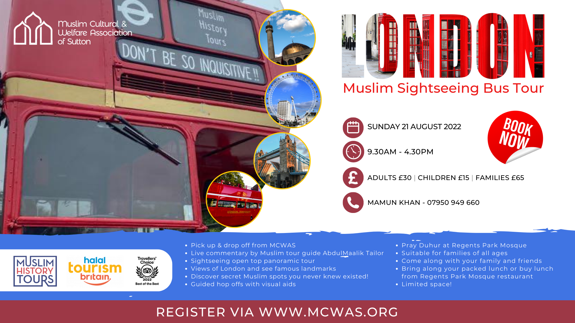 London Muslim Sightseeing Bus Tour