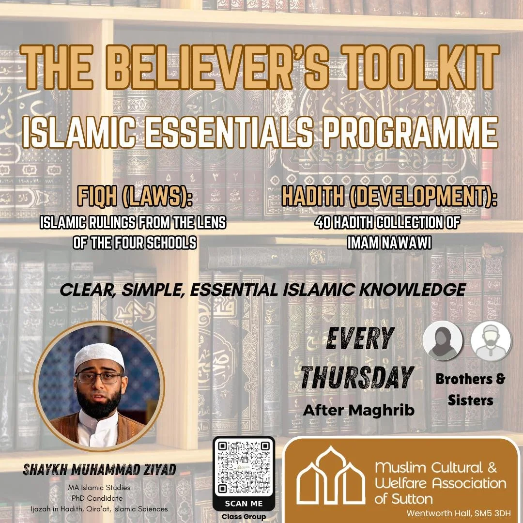 ✨ The Believer’s Toolkit: Islamic Essentials Programme ✨ 