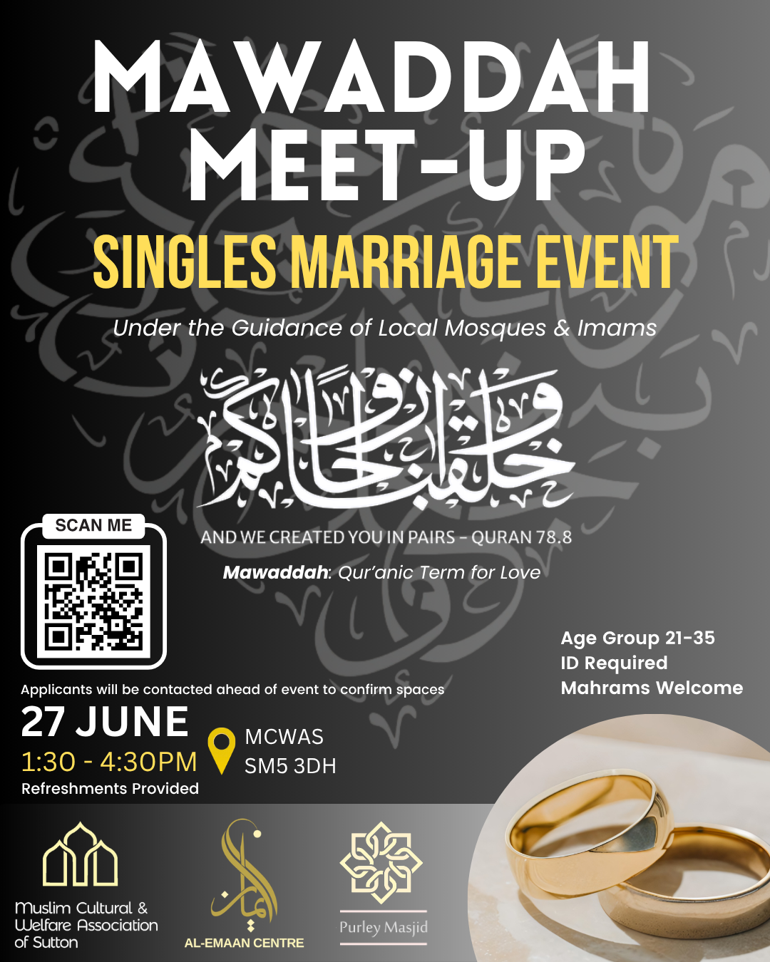 Mawaddah Meet-Up Singles Marriage Event