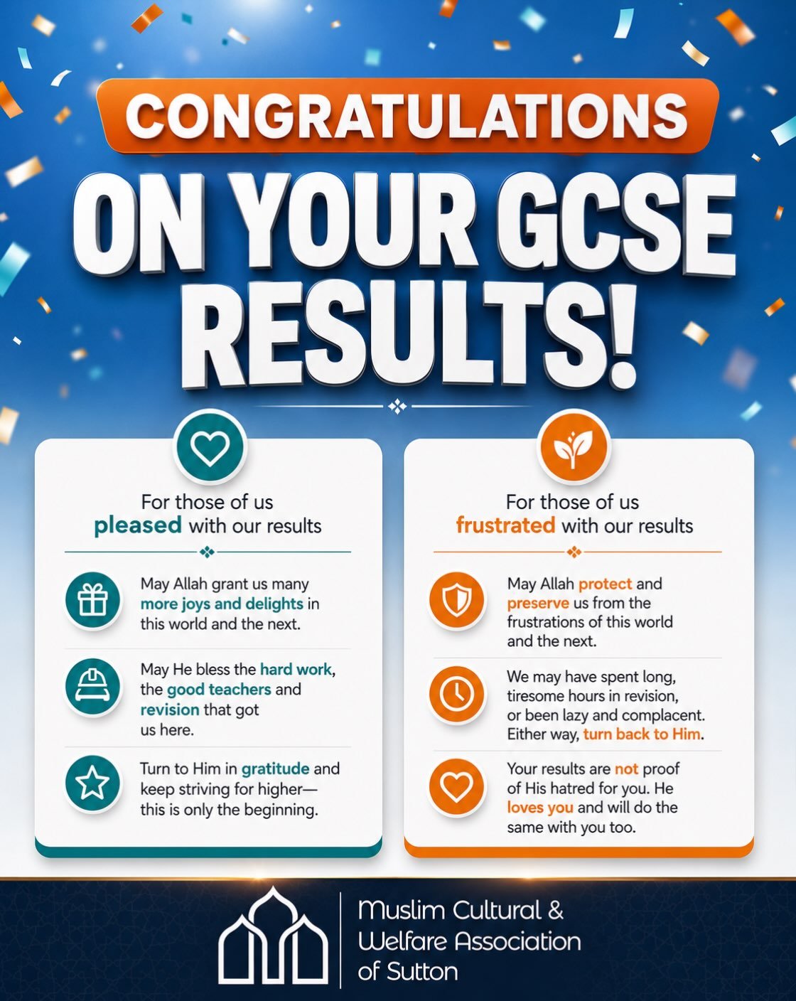 🎉 GCSE Results Day: Congratulations!

A Message From MCWAS