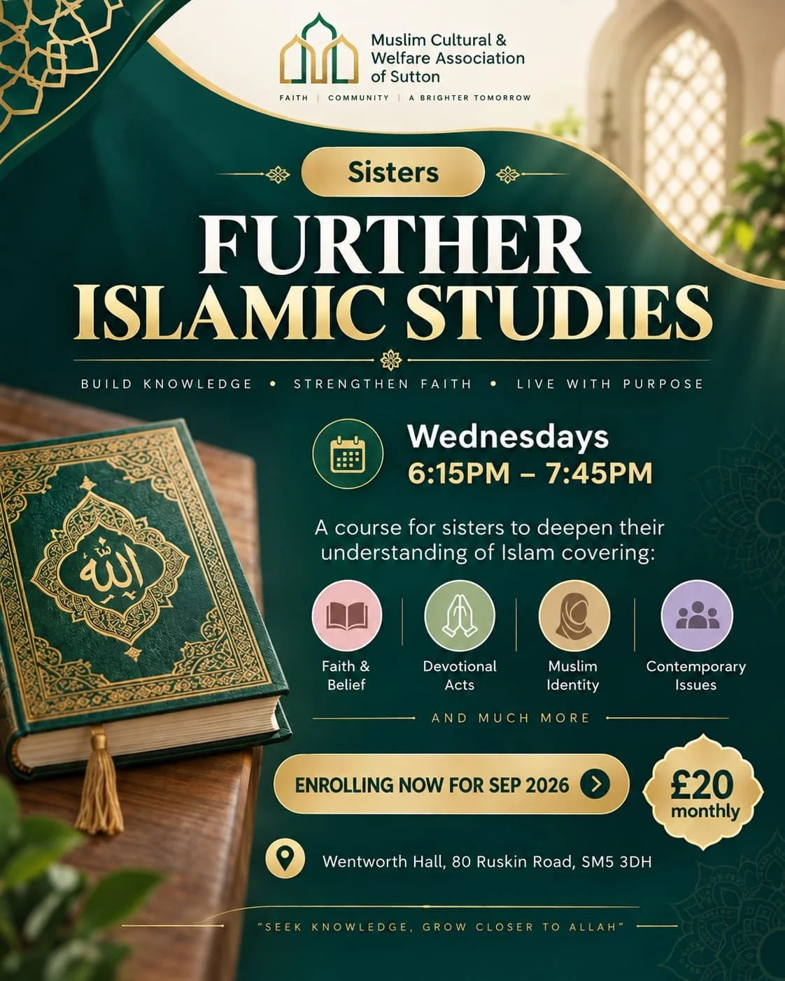 Further Islamic Studies (Sisters)