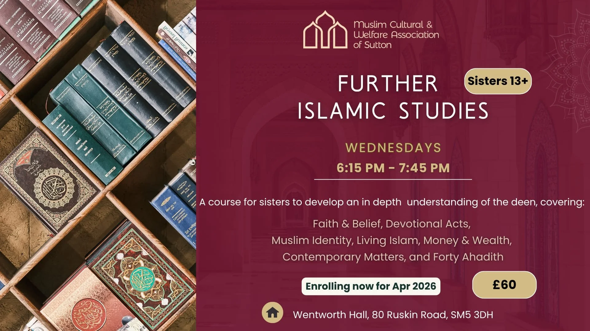 Further Islamic Studies (Sisters)
