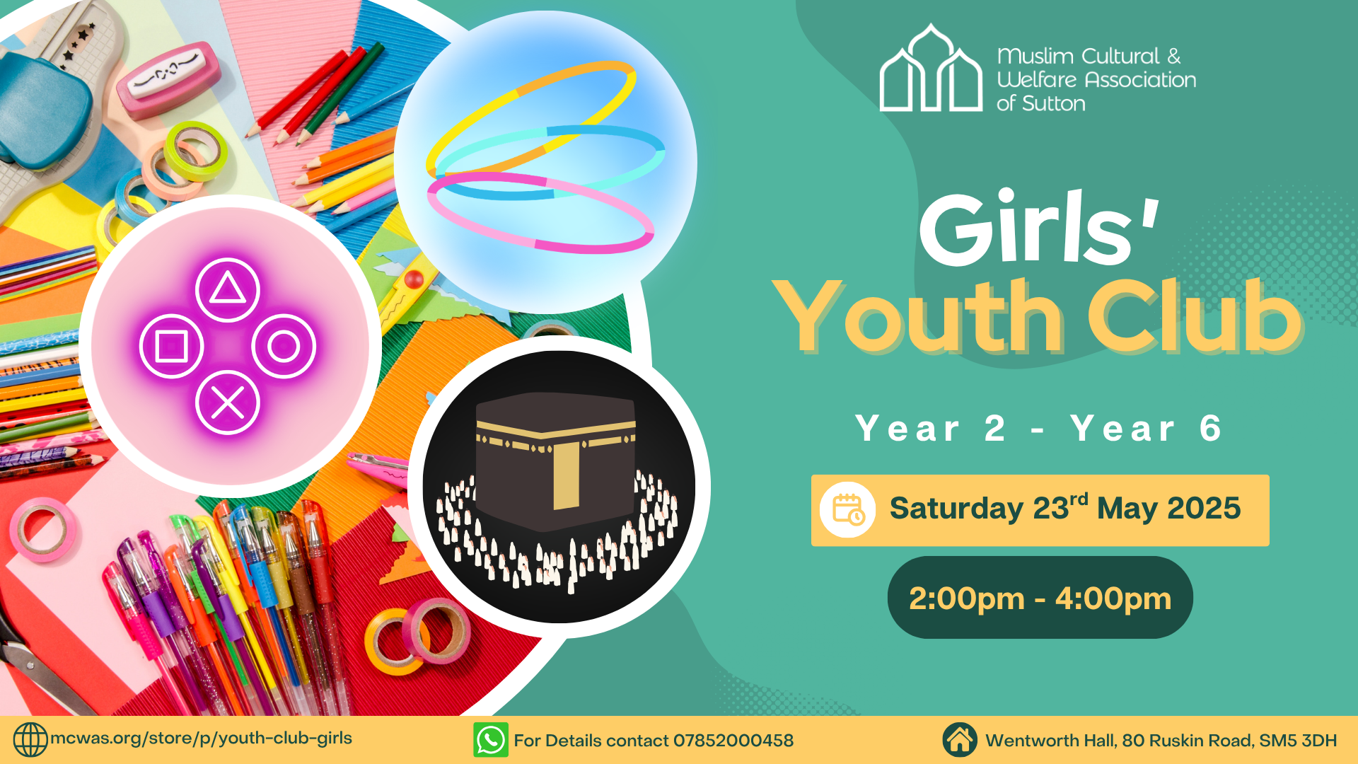 Girls Youth Club - Year 2 - Year 6