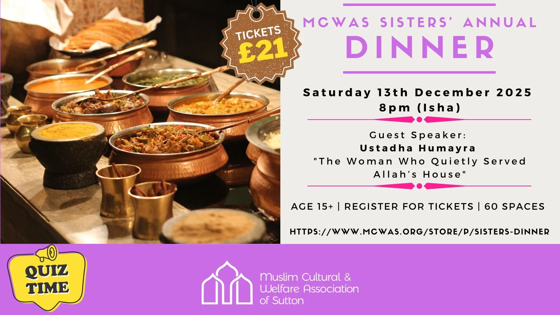 MCWAS Sisters Annual Dinner 2025