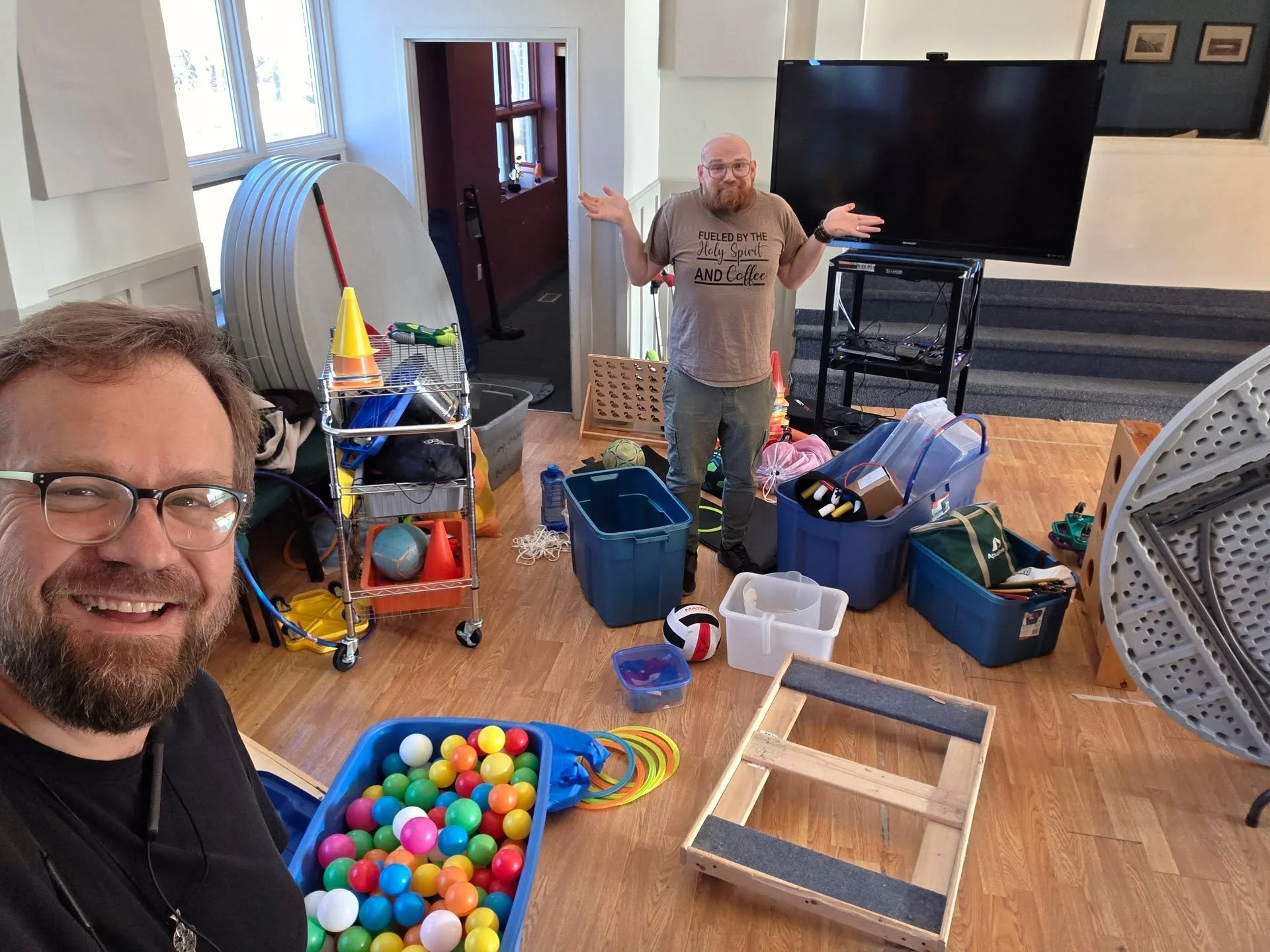 We all have THAT drawer at home. The one affectionately known as the &quot;junk drawer&quot;. Well churches have THAT drawer as well. Except it's a room. And every now and again that room needs to be stared down, wrestled into submission and de-junke