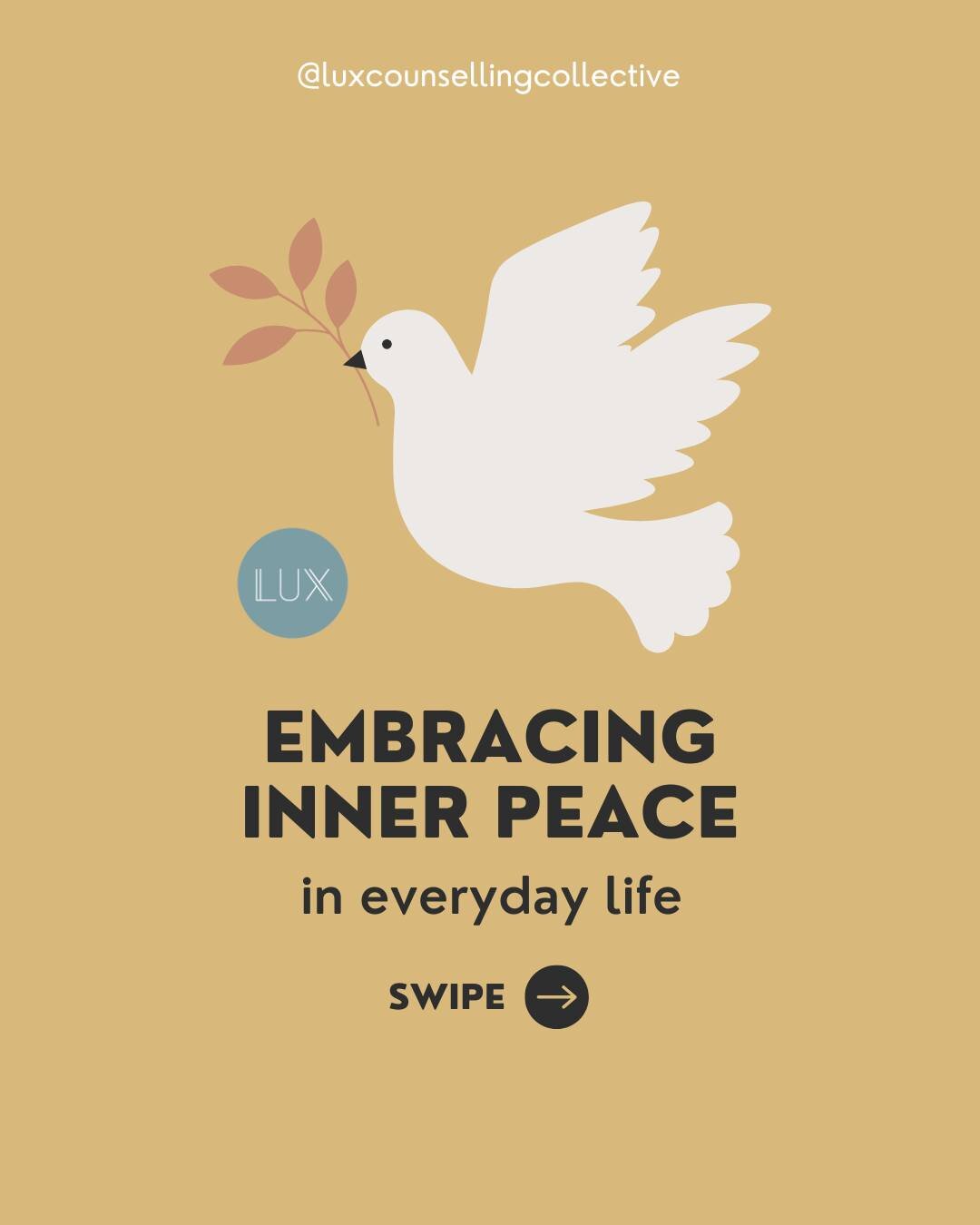 We all crave inner peace but what actually is it and how do we find it? 🤔

Inner peace is the calm state where you're comfortable with yourself, others, and the world. It's about being fully present and less affected by anxiety, worry, and stress. ✨