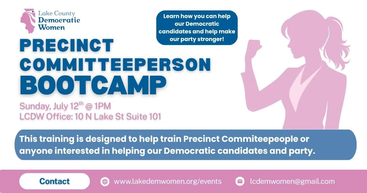 Precinct Committeeperson Bootcamp