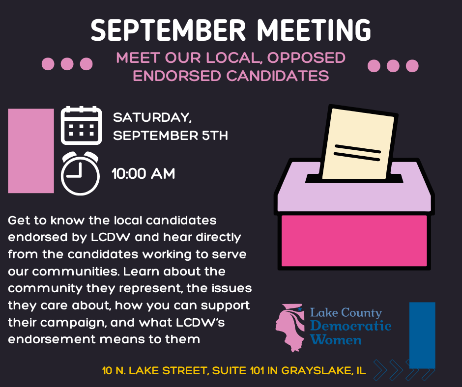 LCDW September Meeting 