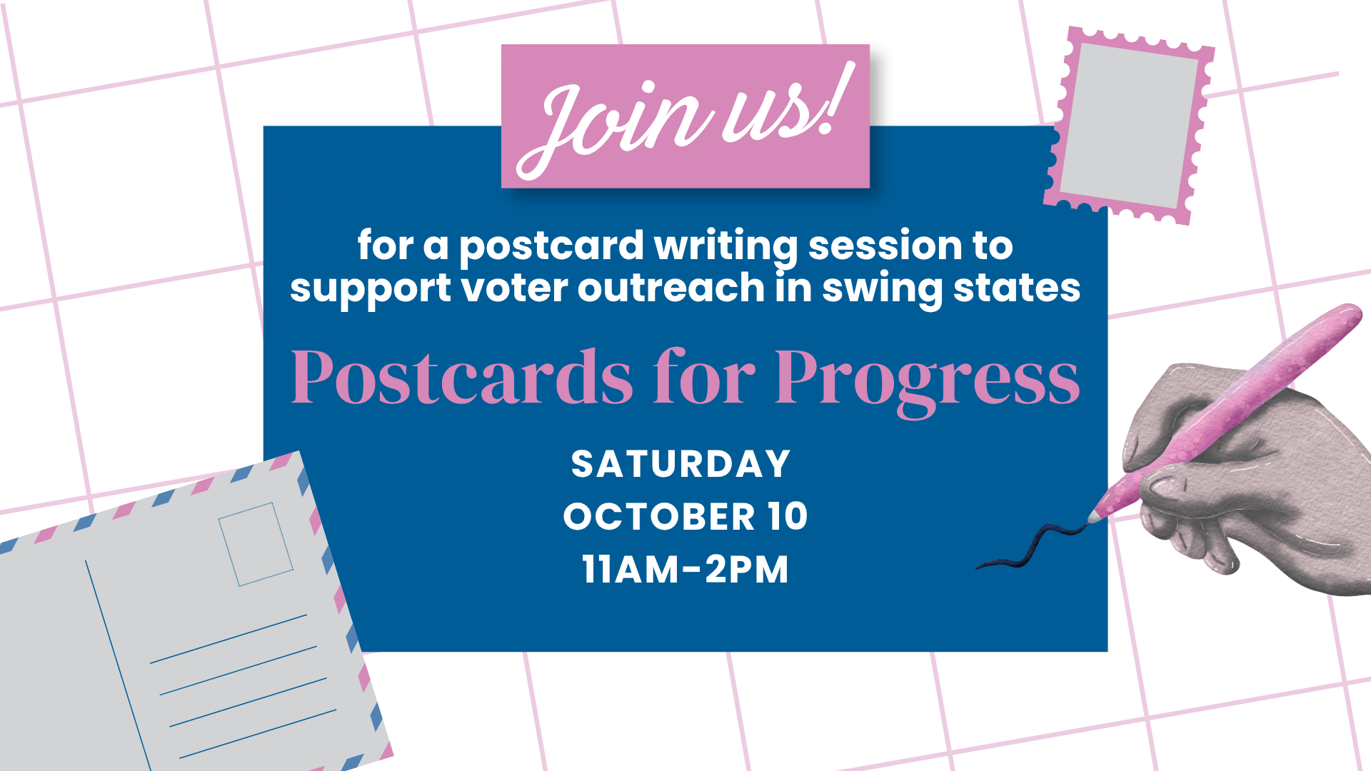 Postcards For Progress: Write Postcards to Swing States