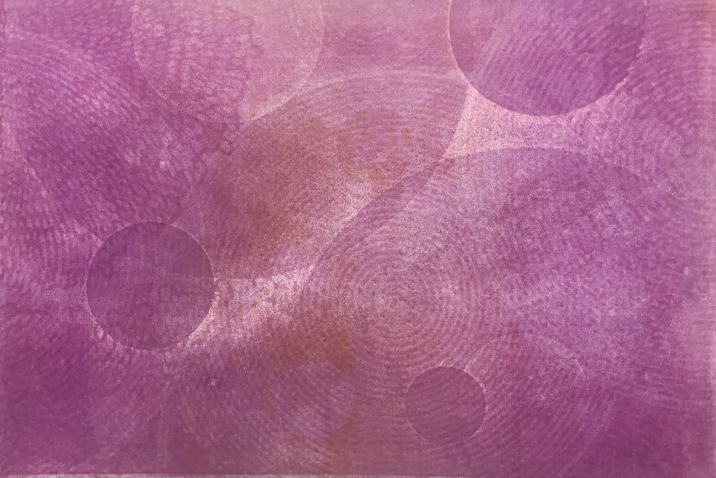 "Lavender Bliss"-15"x22"-Litho Ink on Rives BFK-Spring 2021