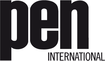 Close-up of the Pen International logo with bold black text on a white background.