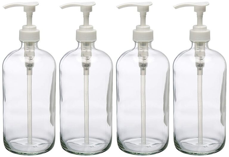 Glass Pump Bottles