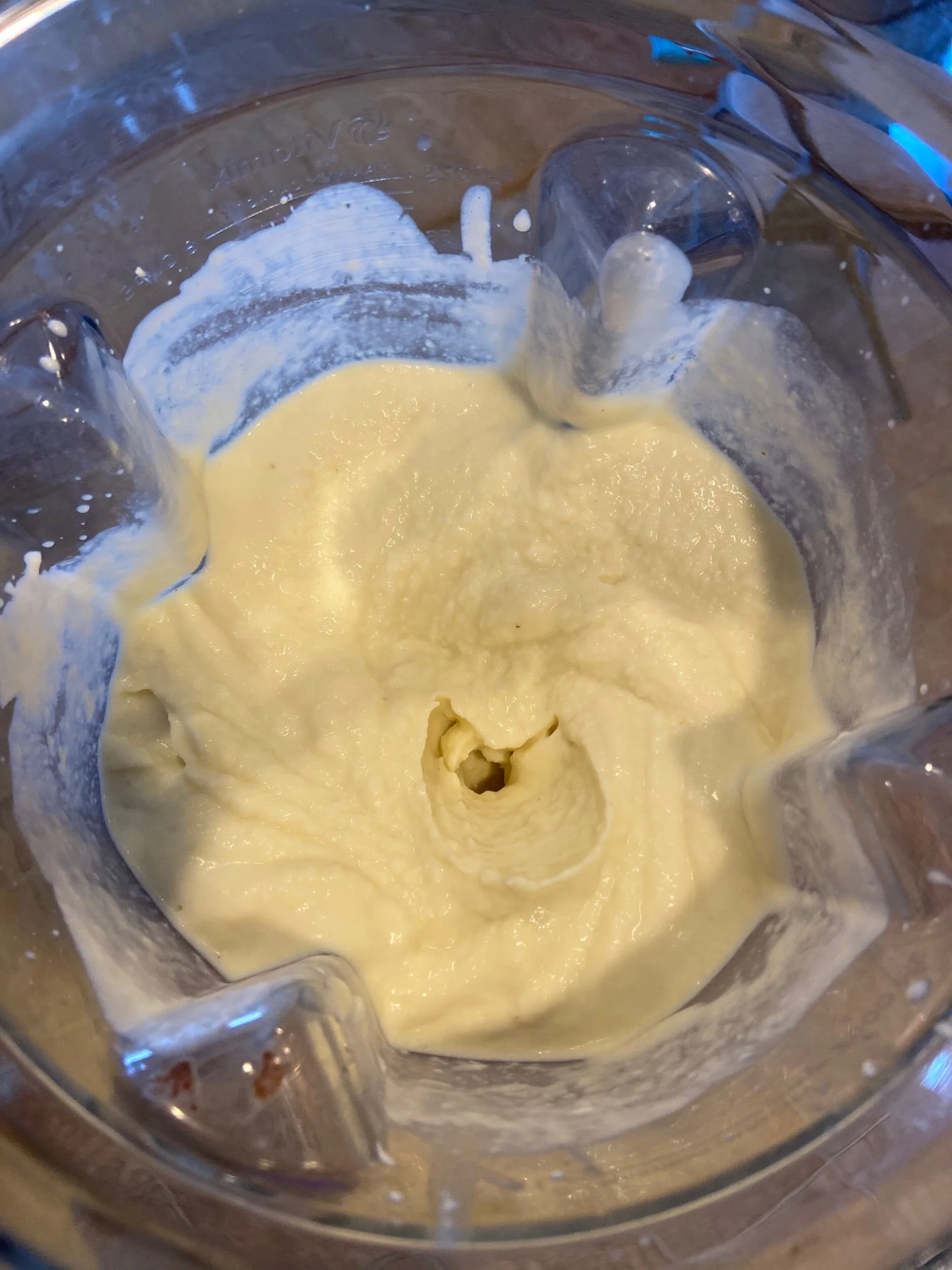 Here it’s all finished! It takes a minute or two till all the chunks are blended.