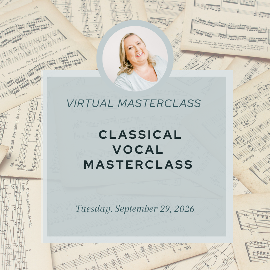 The Classical Voice Virtual Masterclass