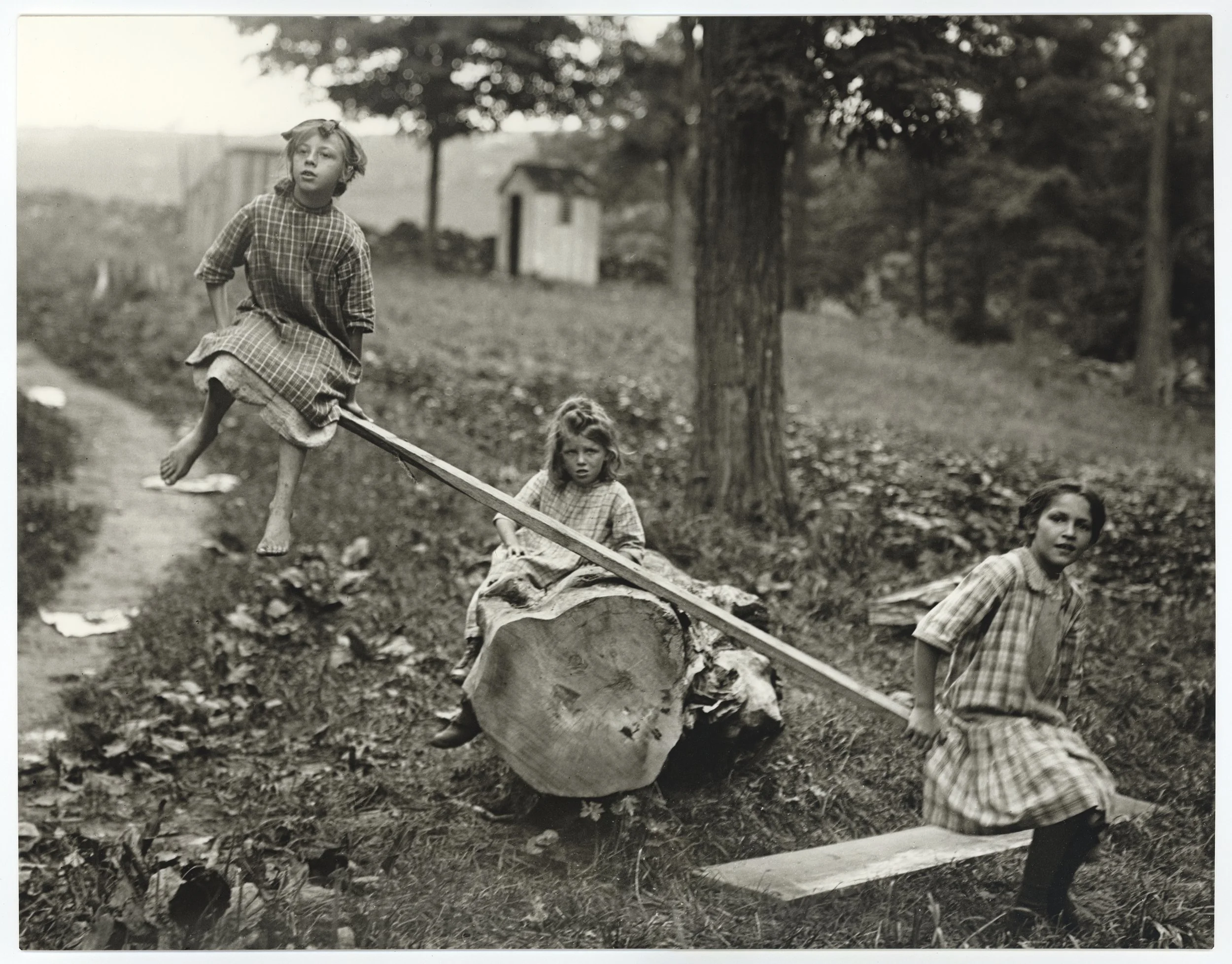 Girls on Seesaw, 1910's 