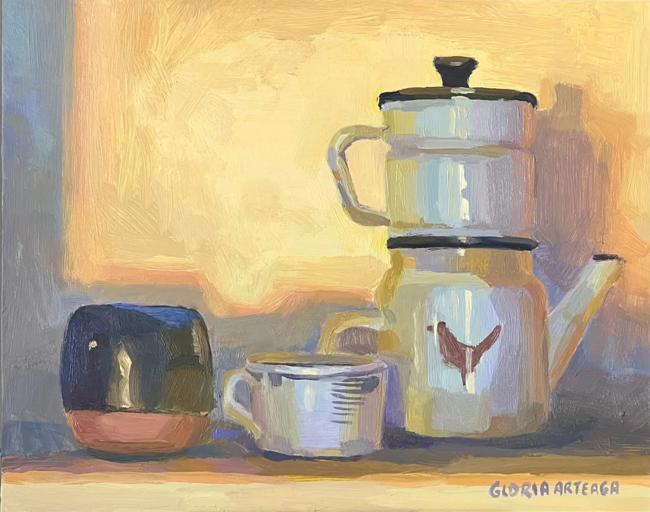 Quiet Hour - Oil on Panel, 11x14 inch