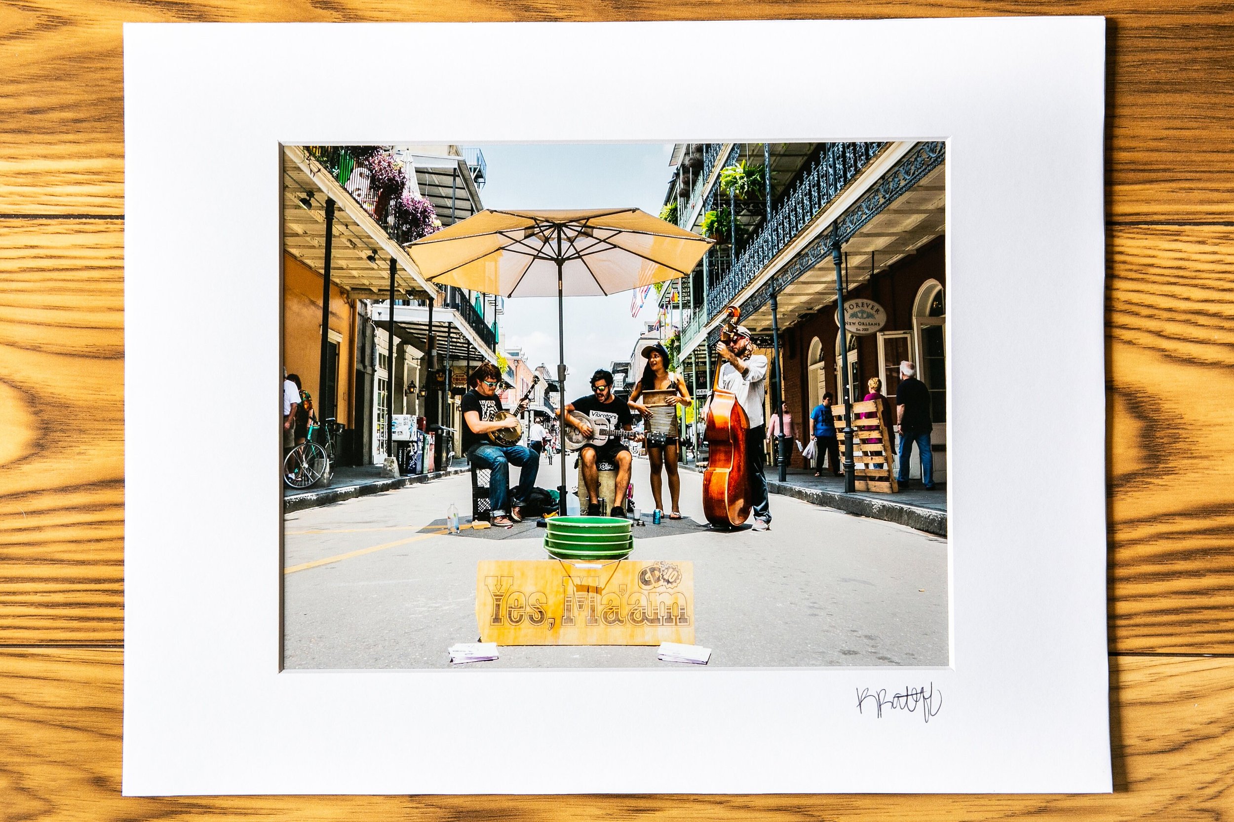 French Quarter Musicians- Yes Ma'am Band