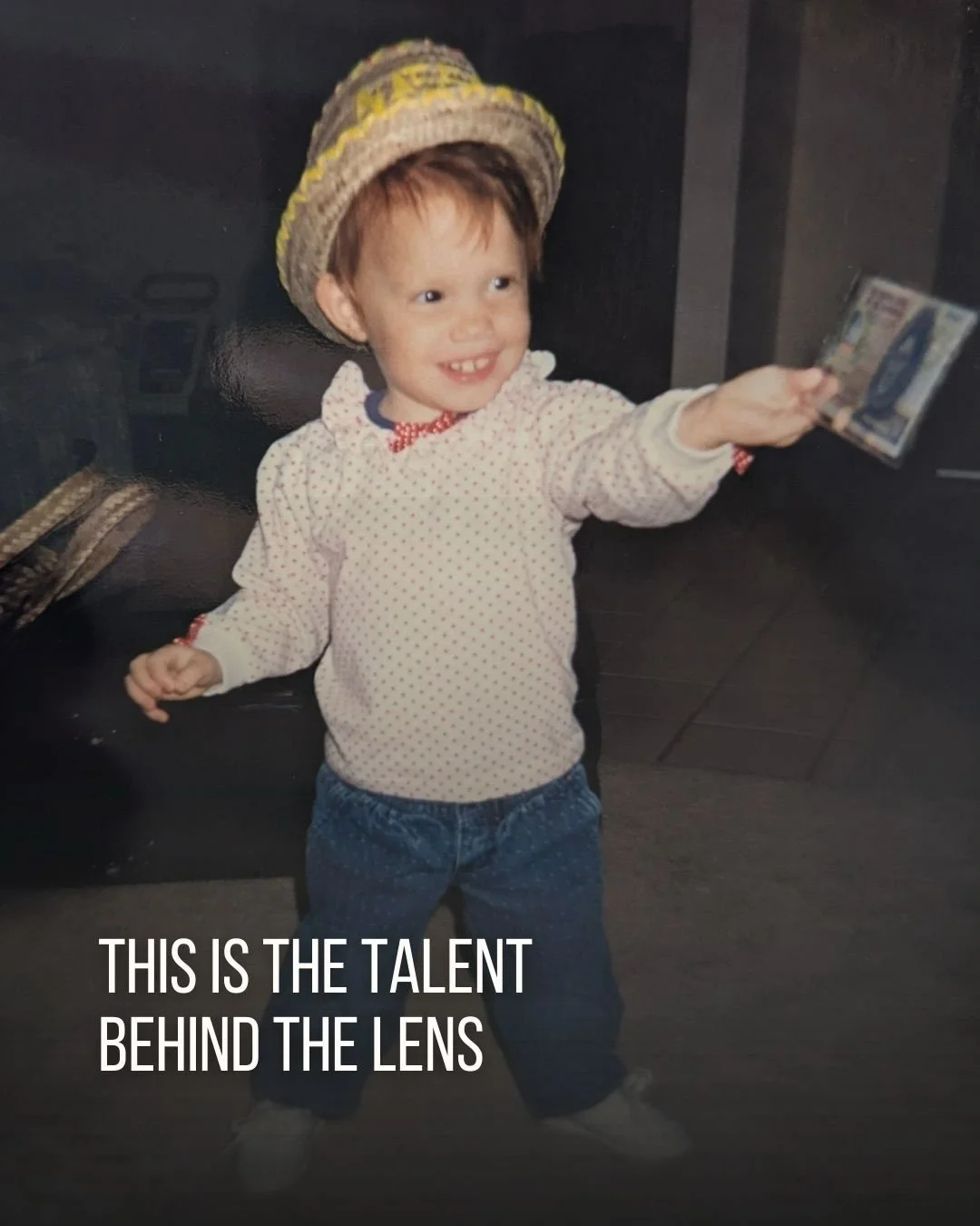 Sometimes the person behind the lens has a story worth sharing too.

The little girl in these photos probably had no idea she would one day build a business rooted in creativity, connection, and purpose. But looking back, you can see the beginnings o