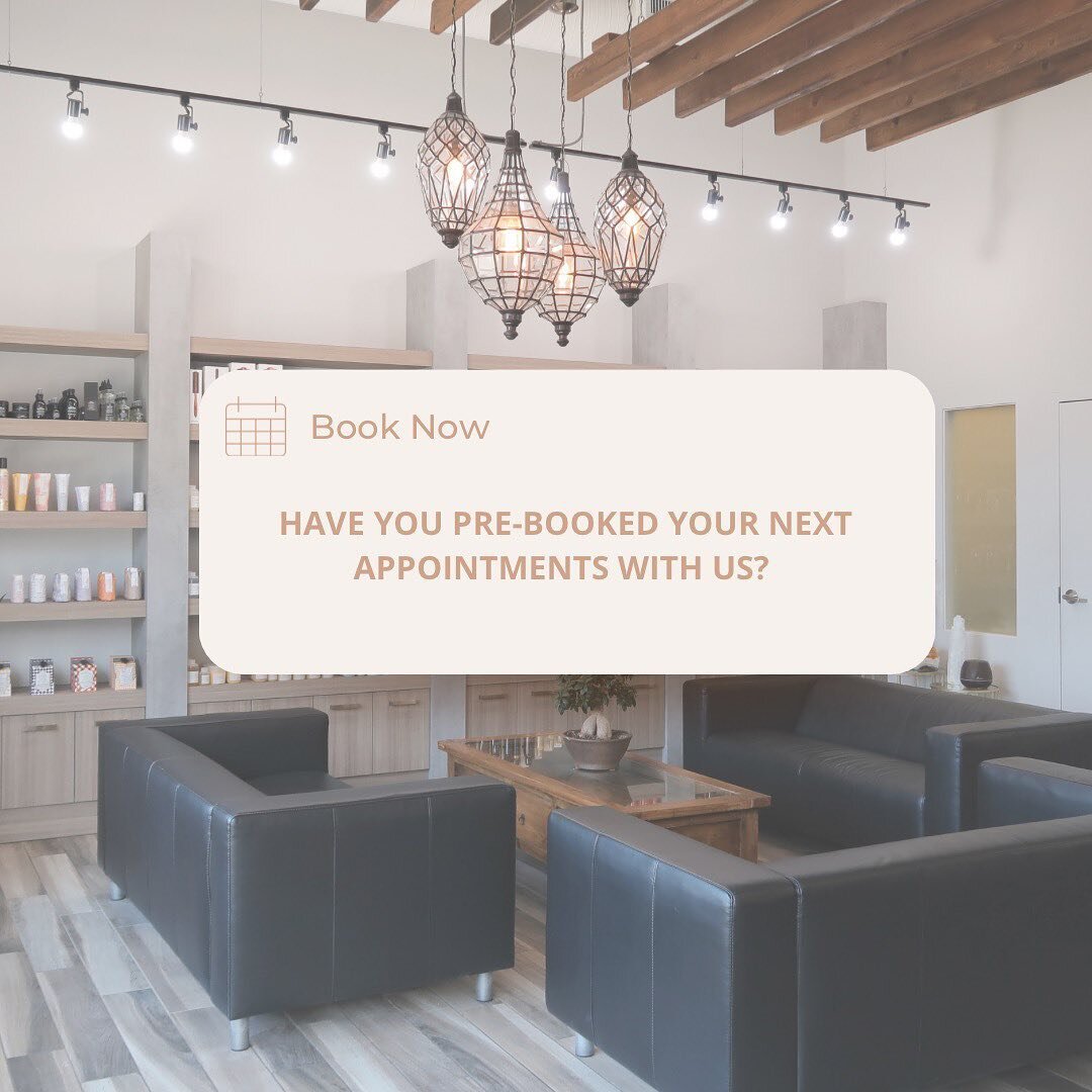 With summer right around the corner, appointments are booking up quickly. 

Make sure to pre-book your appointment so we can get you summer ready! ☀️