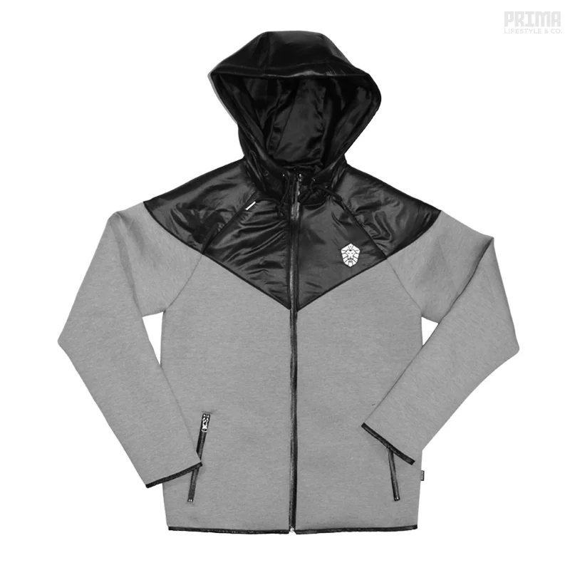 Black Shield Hoodie Jacket