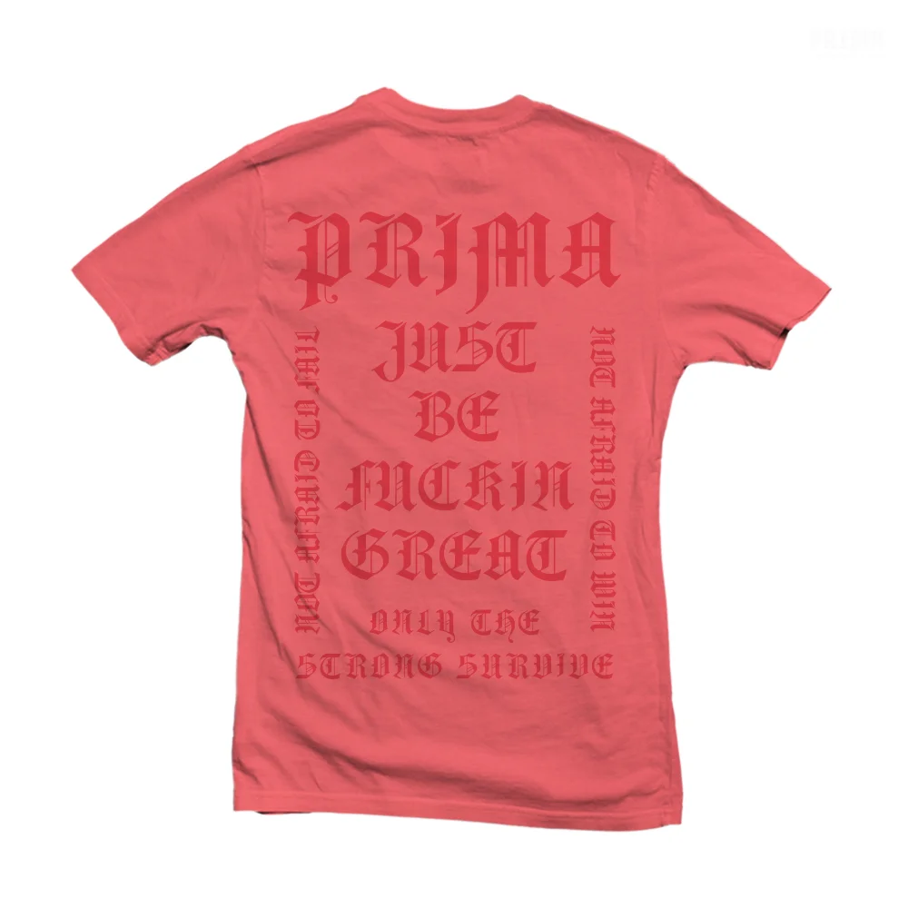 GREATNESS Tee Coral Back.jpg