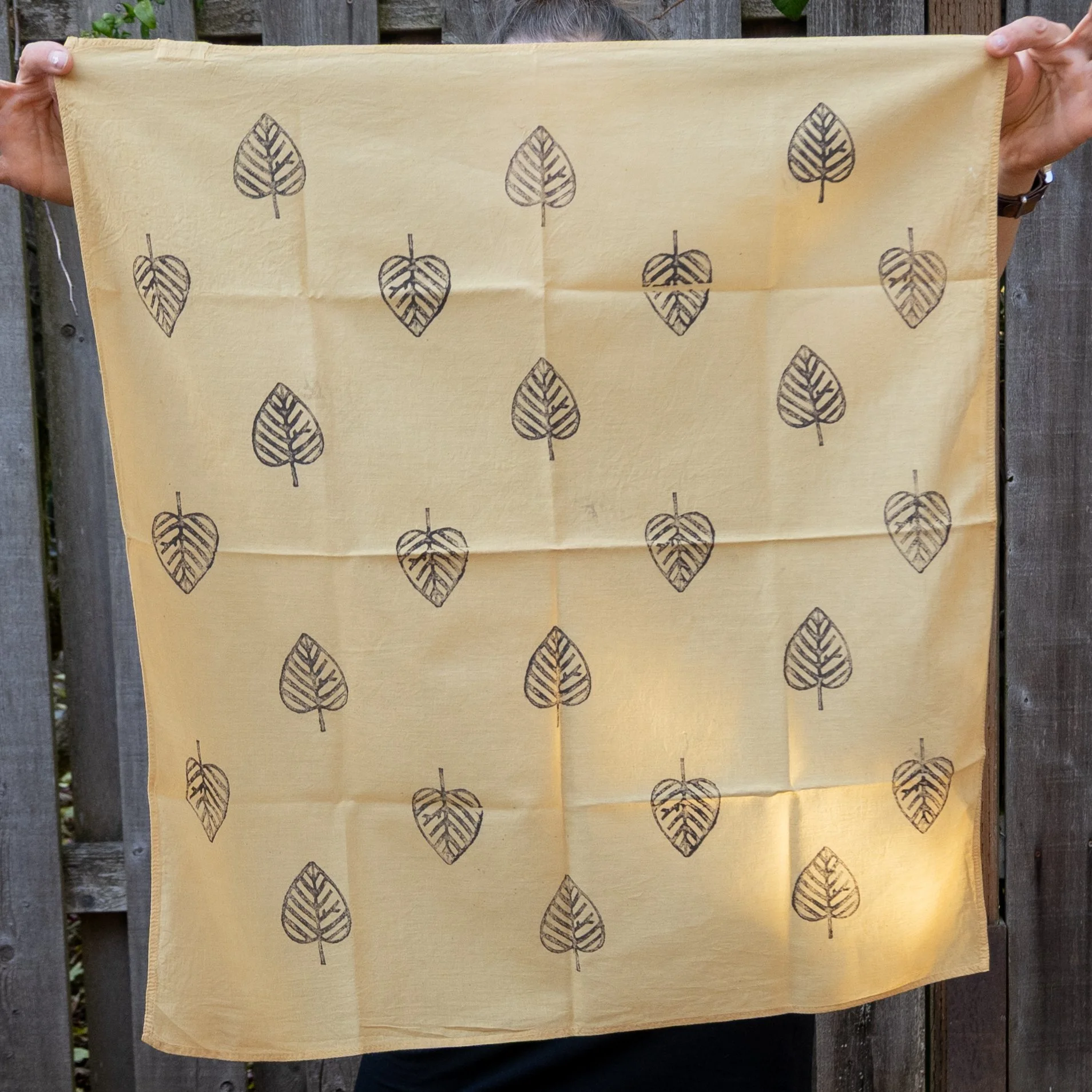 Block Print Bandana - Pomegranate 03