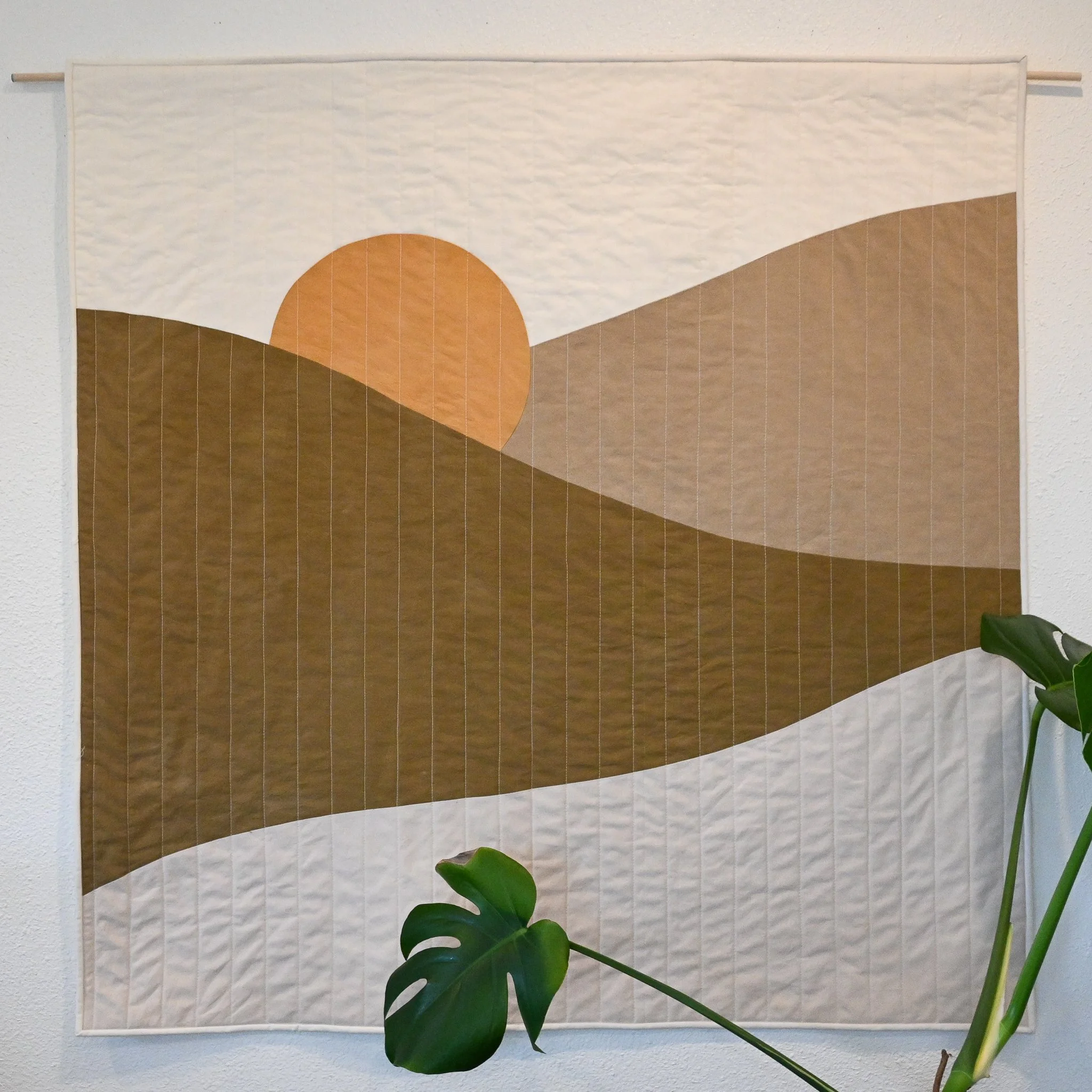 Naturally Dyed Mountain Sunrise Wall Quilt Large-7.jpg