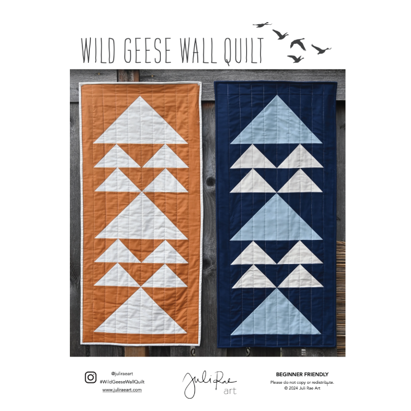 Wild Geese Wall Quilt Pattern
