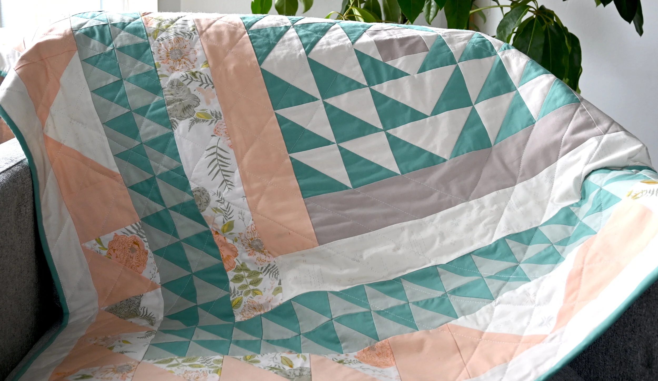 New Years Kiss Quilt (pattern by Toad &amp; Sew)