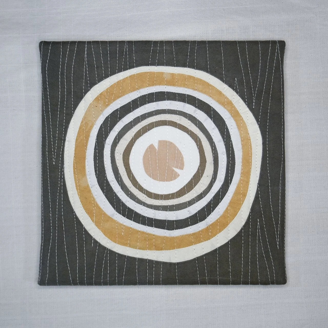 Tree Ring 8" x 8" Mini Wall Hanging