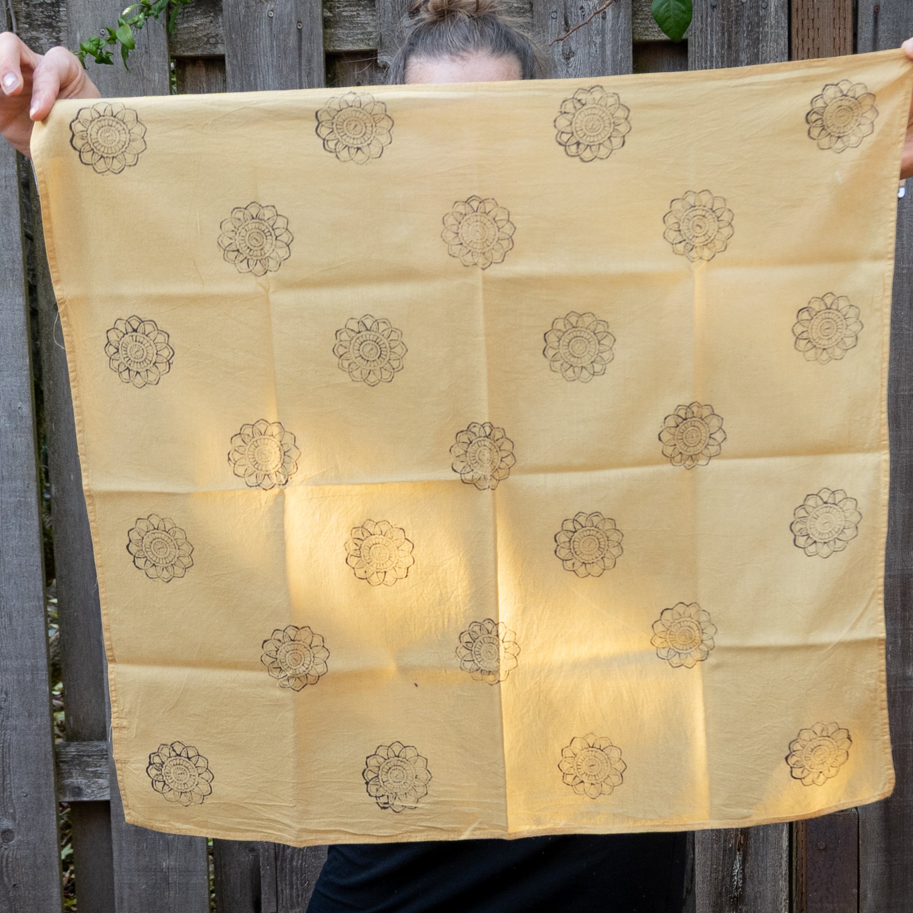 Block Print Bandana - Pomegranate 02