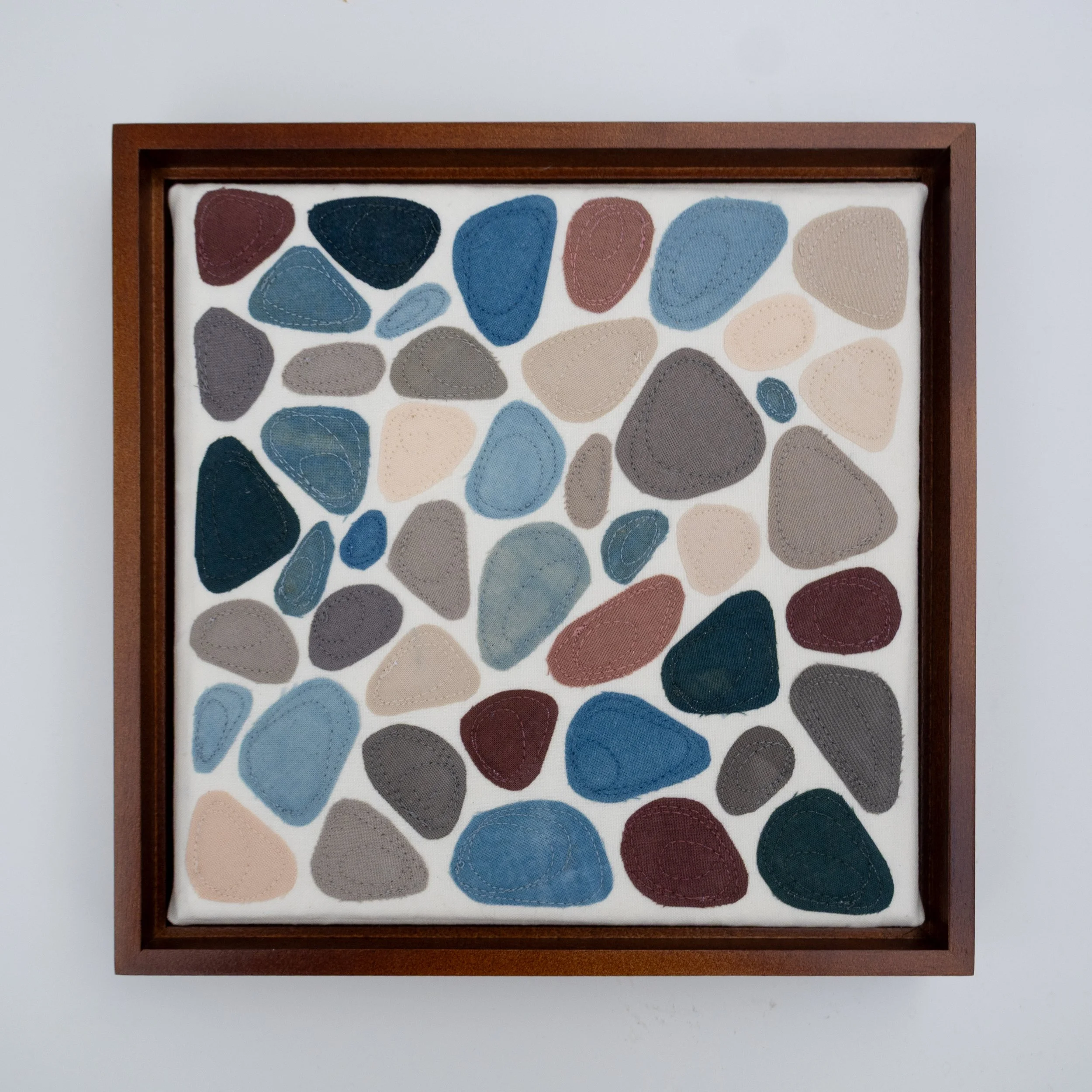 River Rocks 8" x 8" Wall Hanging 11