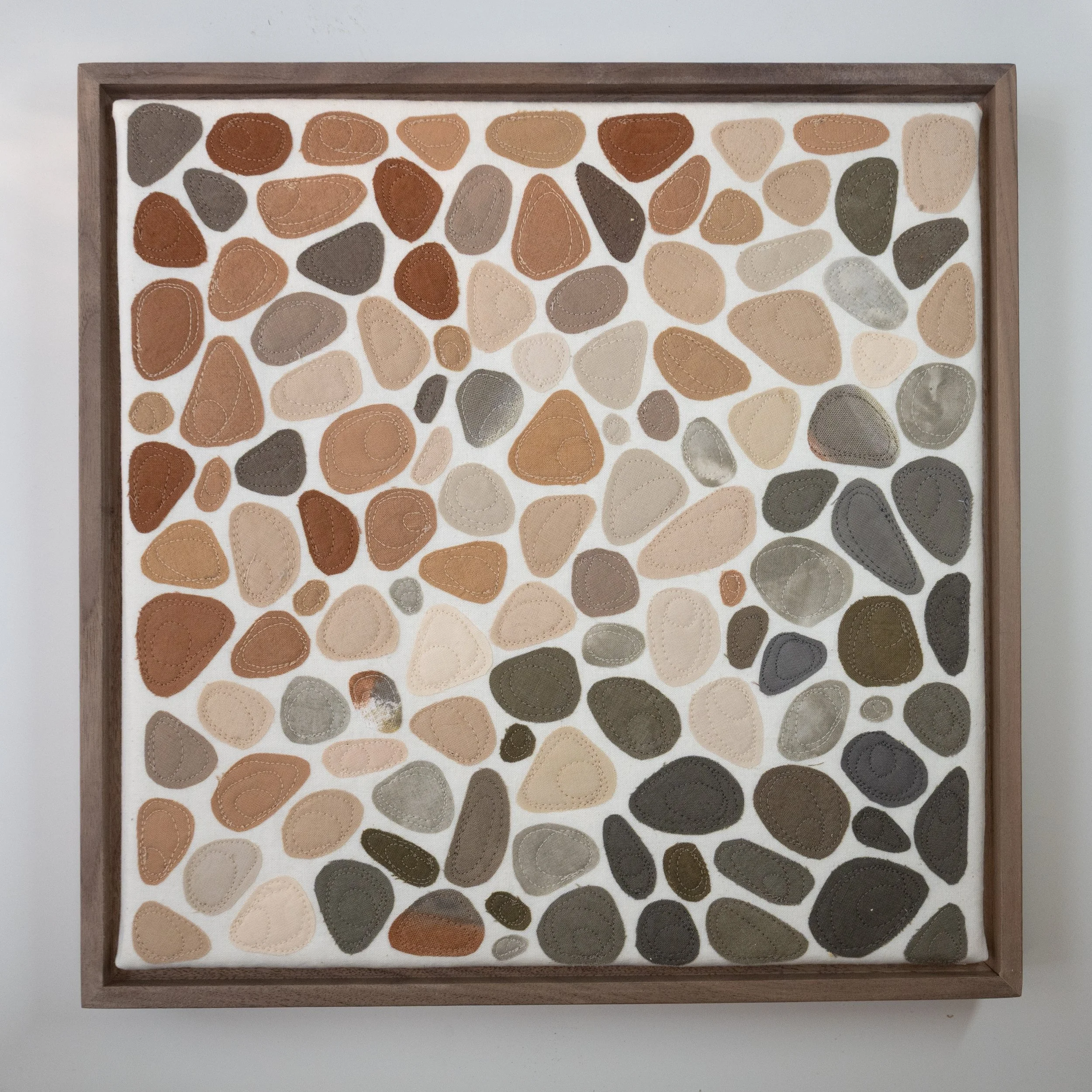 River Rocks 12" x 12" Wall Hanging 17