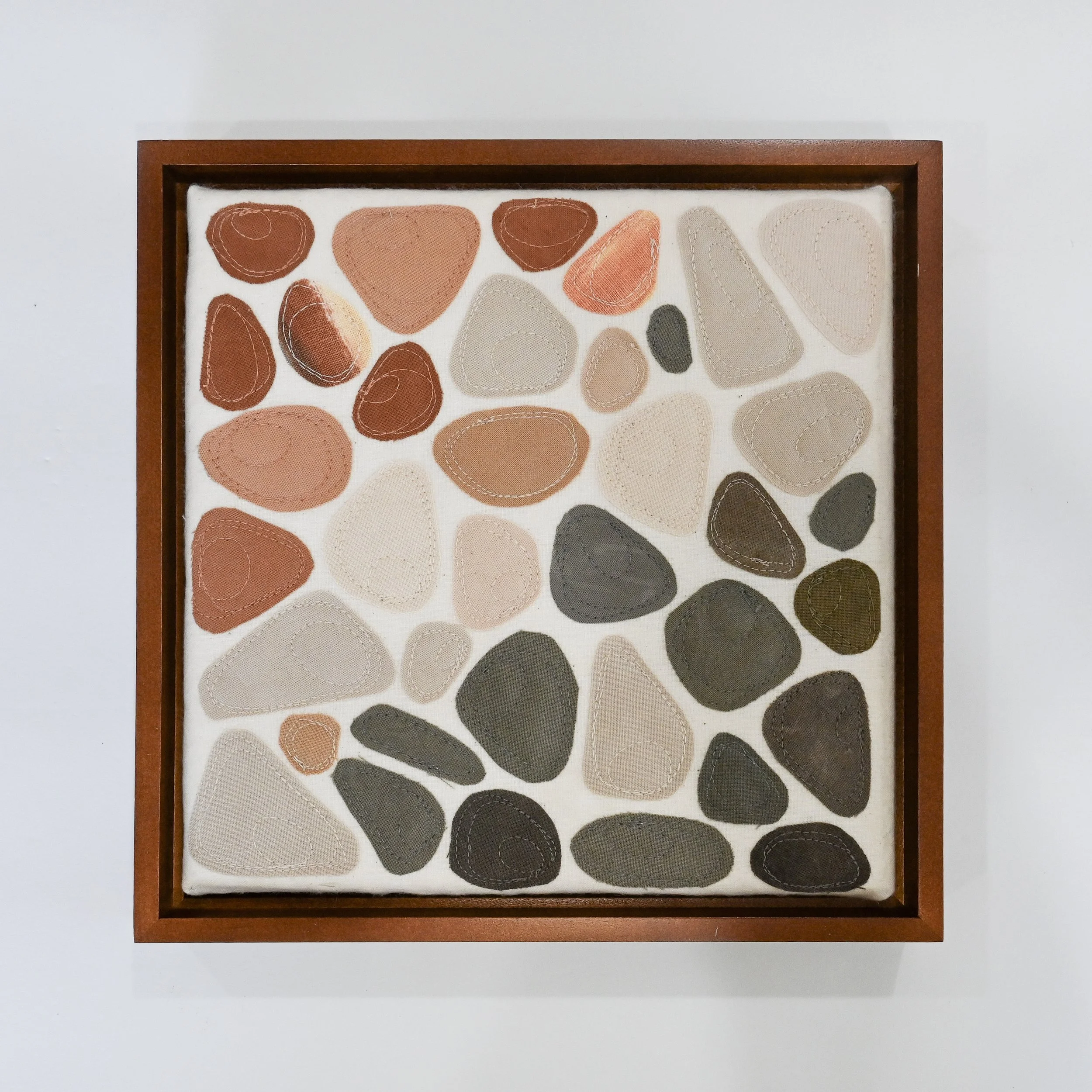 Sea Stones 8" x 8" Wall Hanging 07