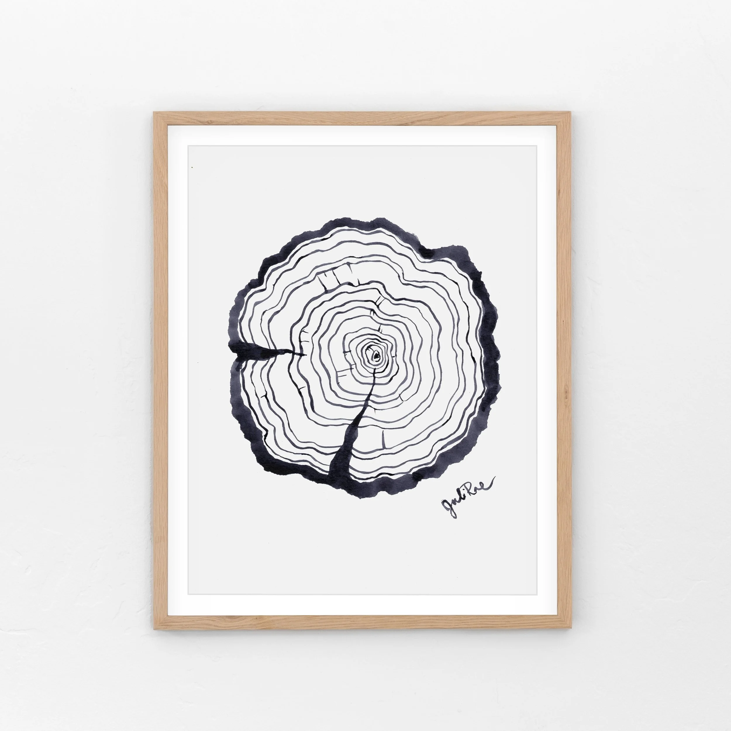 Ink Tree Ring 09