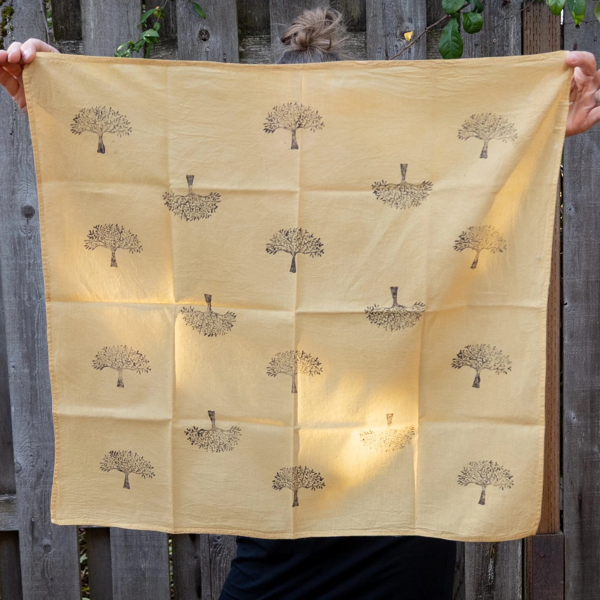Block Print Bandana - Pomegranate 01