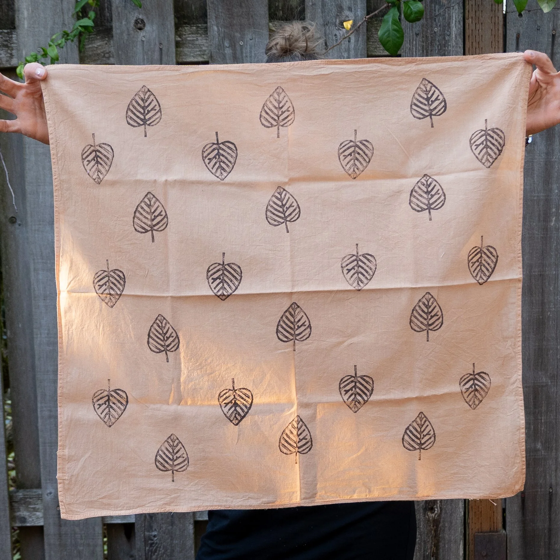 Block Print Bandana - Quebracho 01