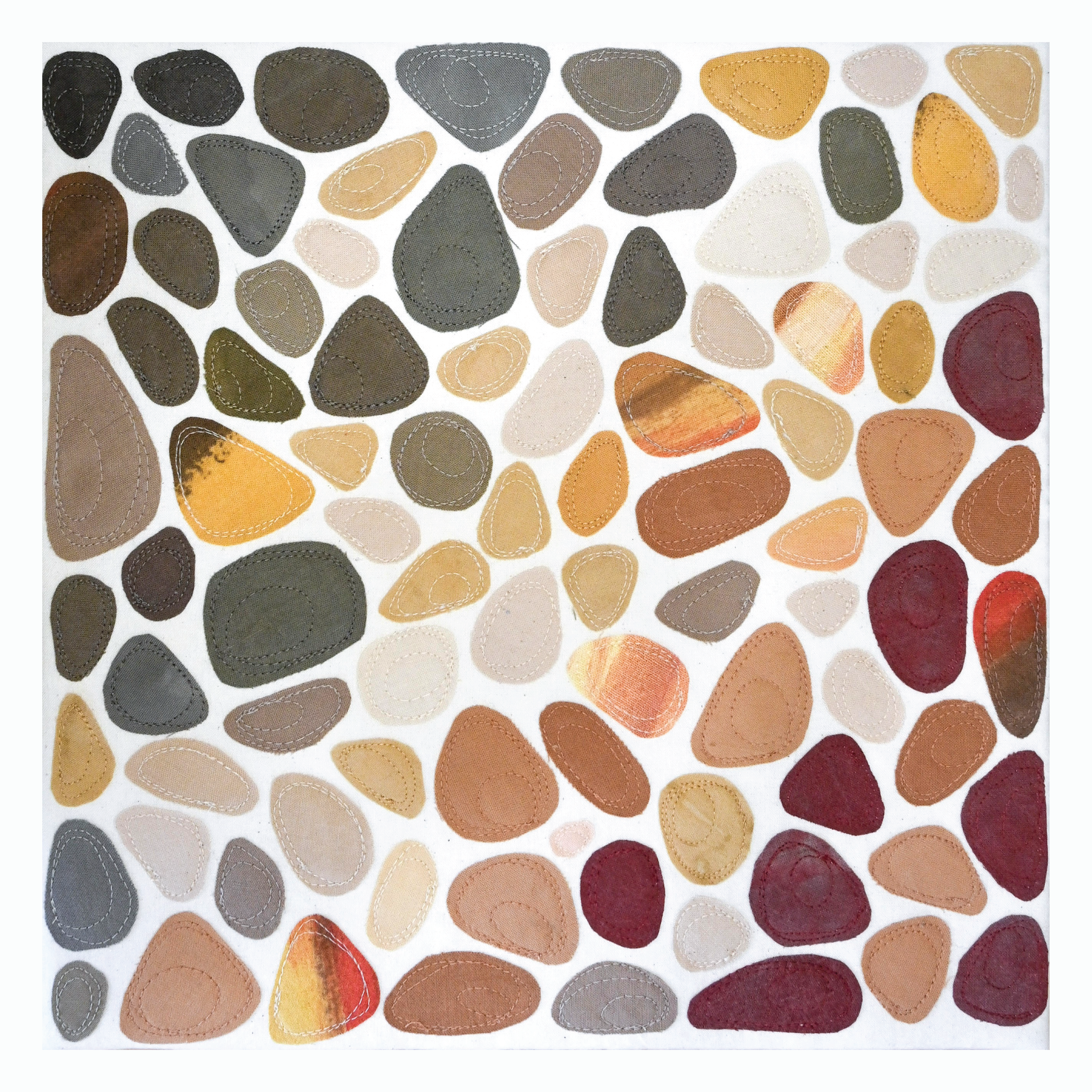 River Rocks 12" x 12" Art Print 02