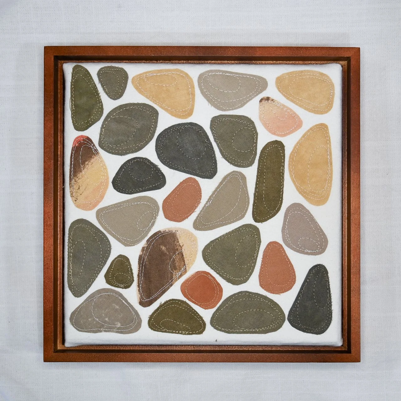 Sea Stones 8" x 8" Wall Hanging