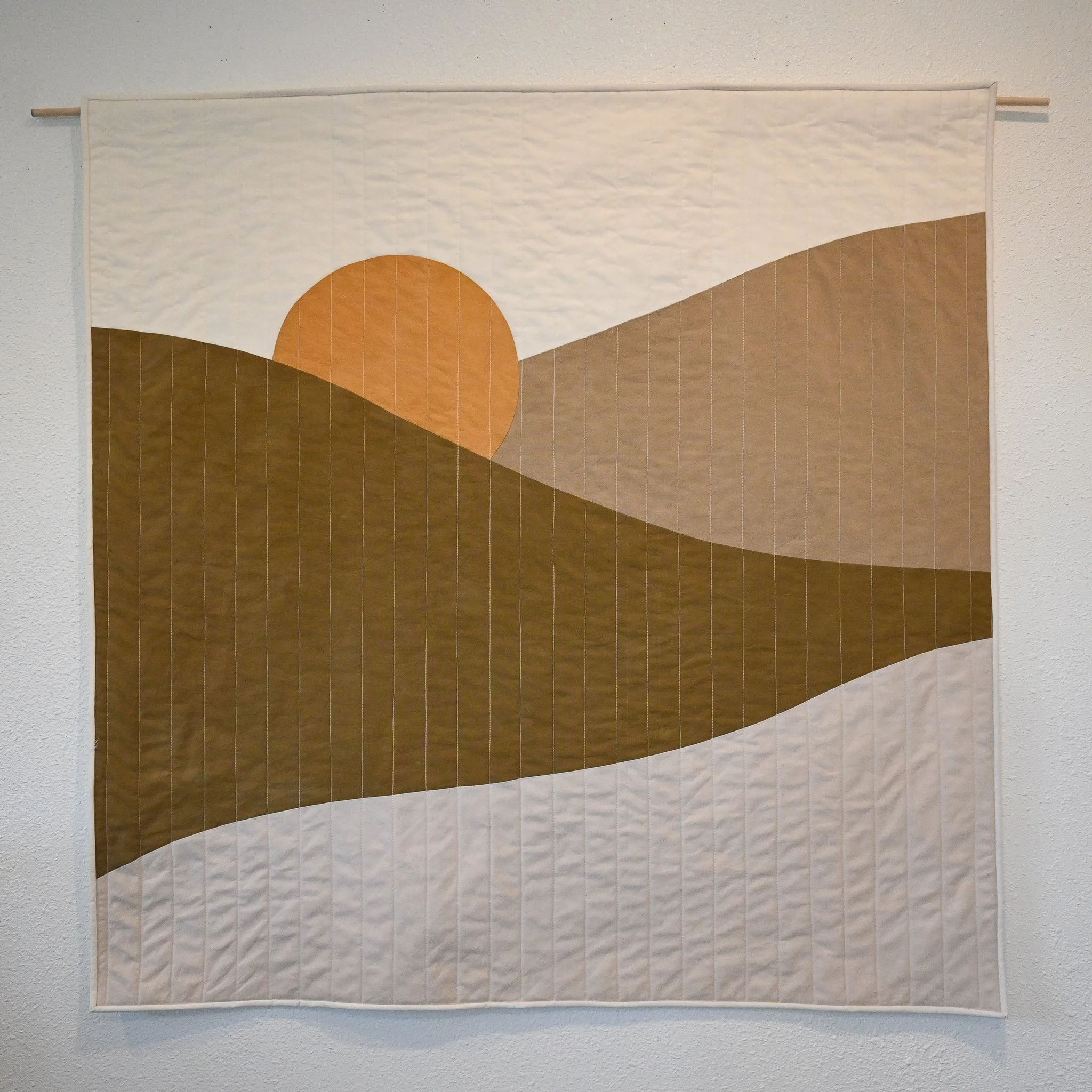 Mountain Sunrise Large Tapestry | Baby Quilt