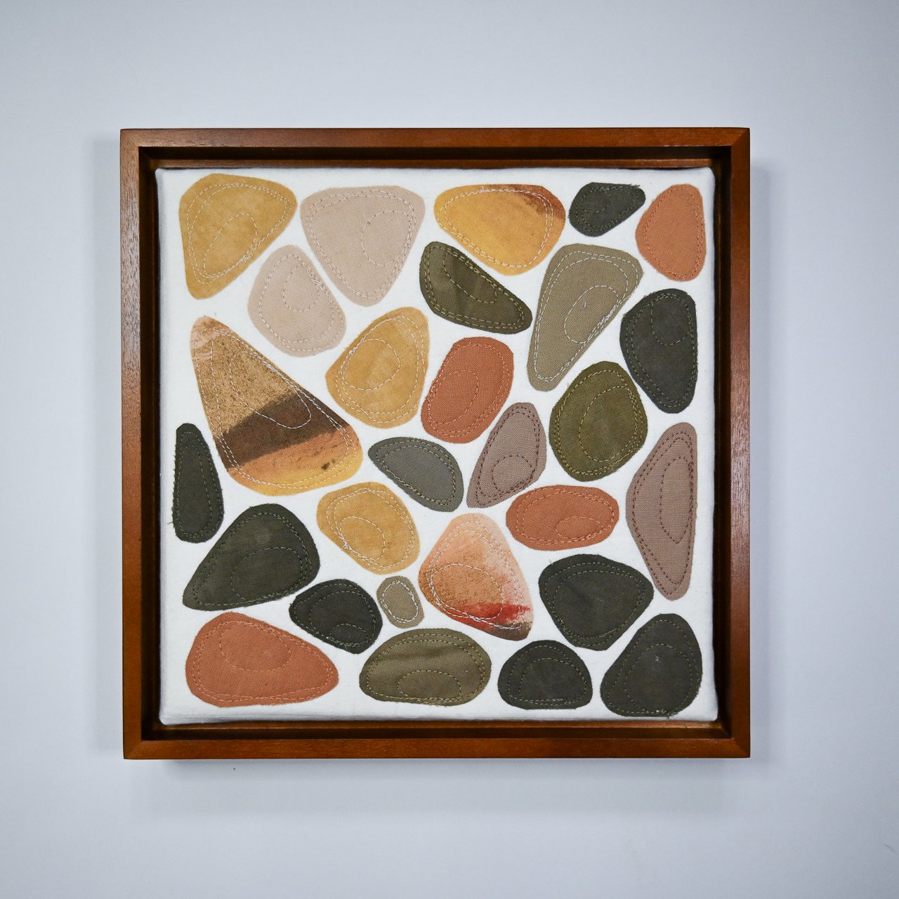 Sea Stones 8" x 8" Wall Hanging