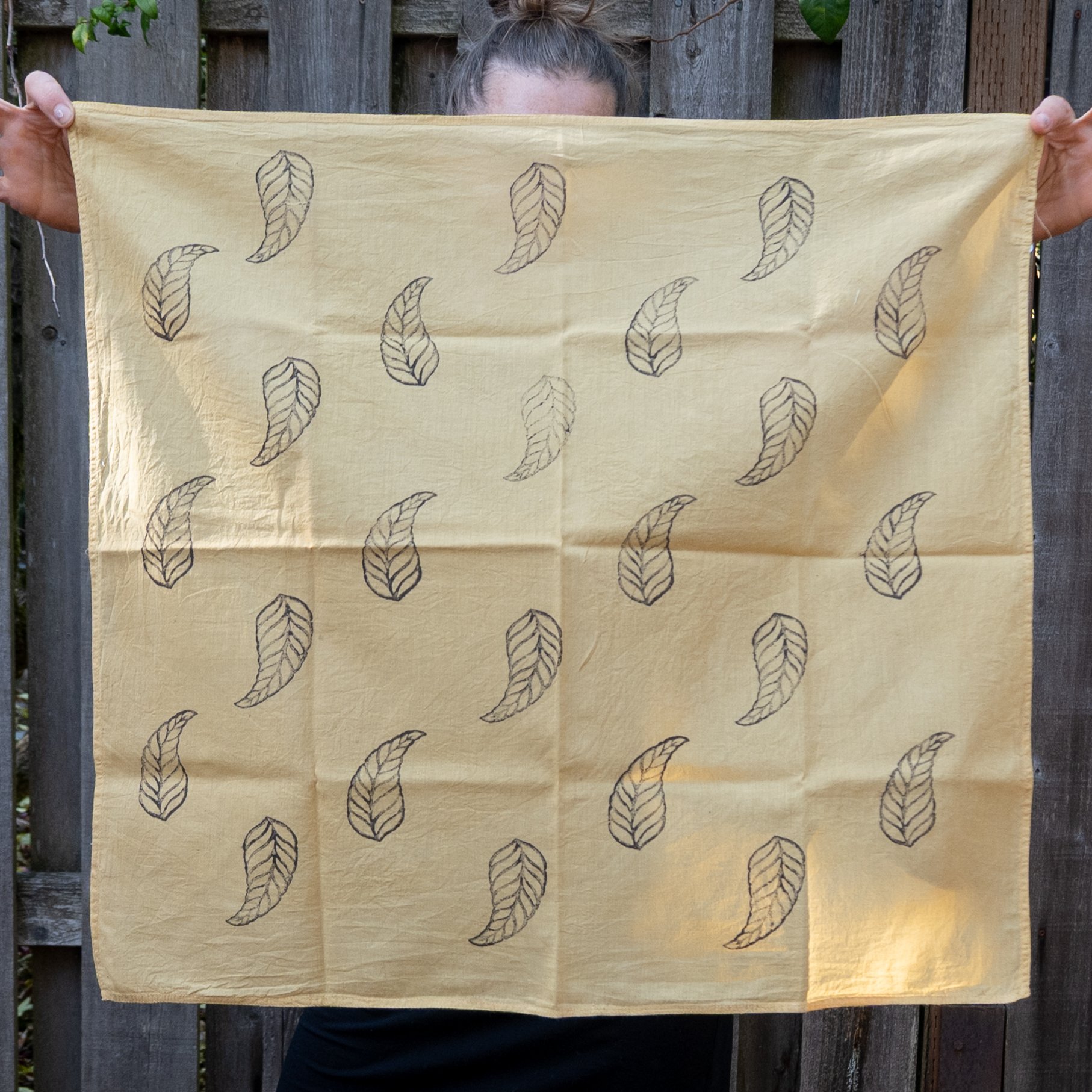 Block Print Bandana - Pomegranate 04