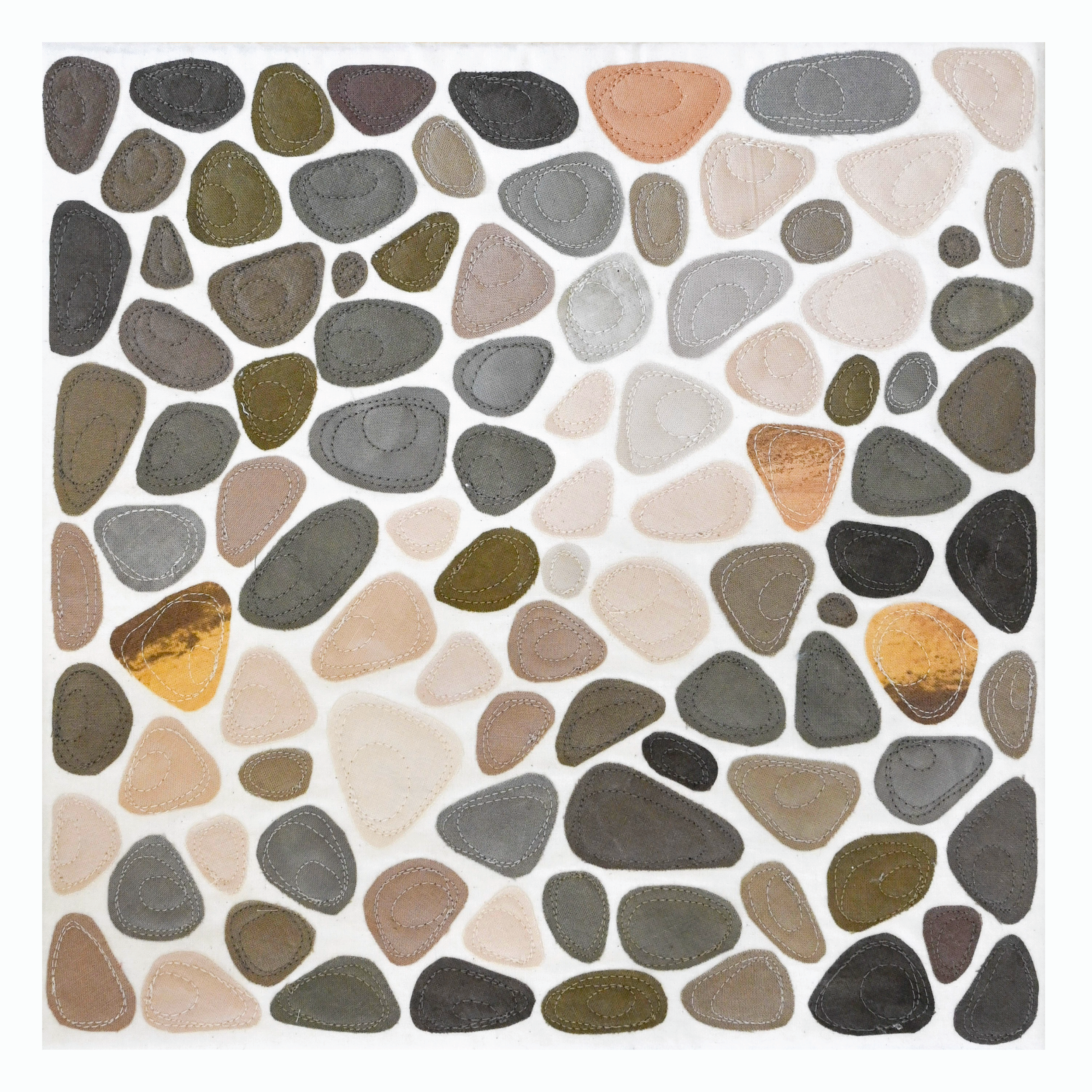 River Rocks 12" x 12" Art Print 01