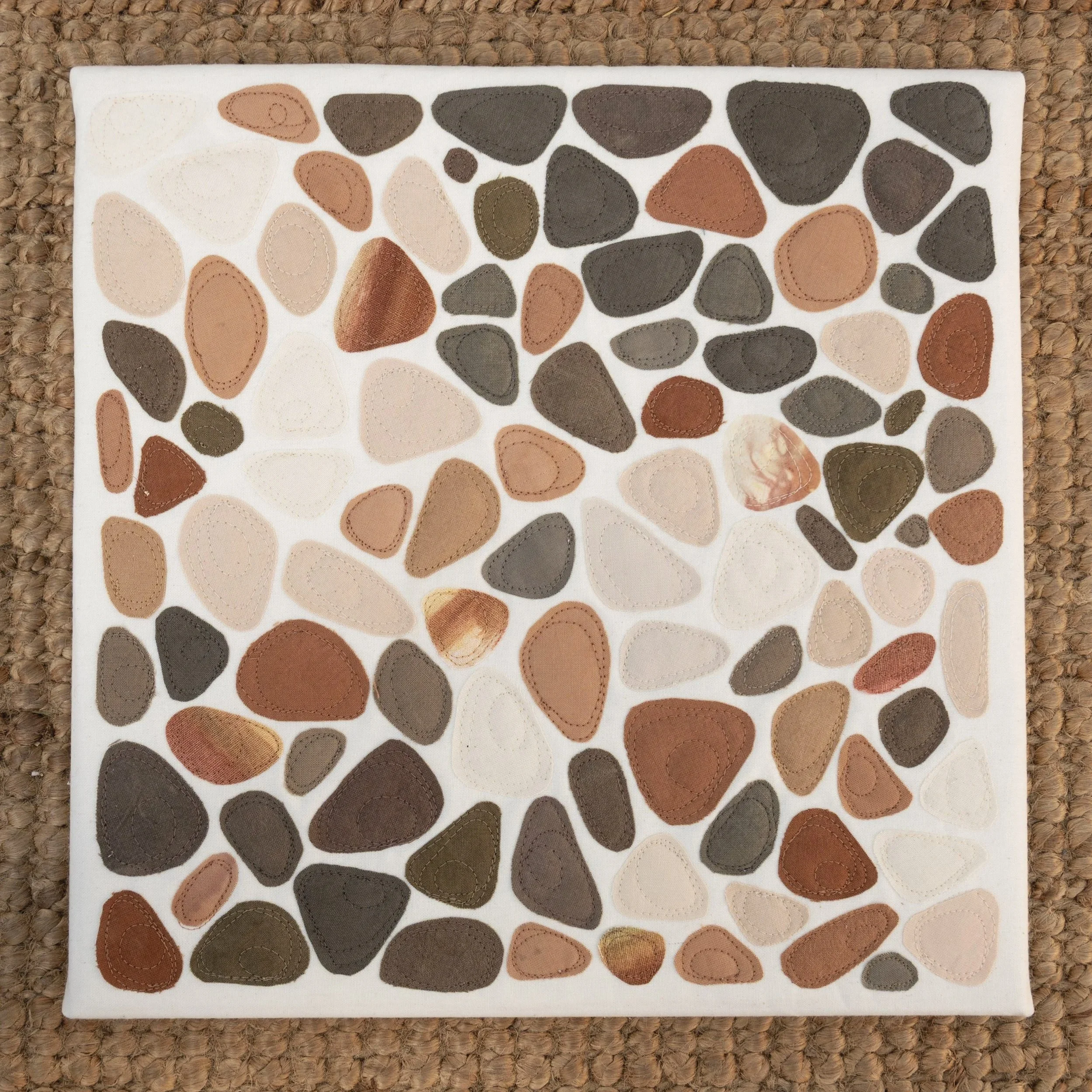 Sea Stones 12" x 12" Wall Hanging 10