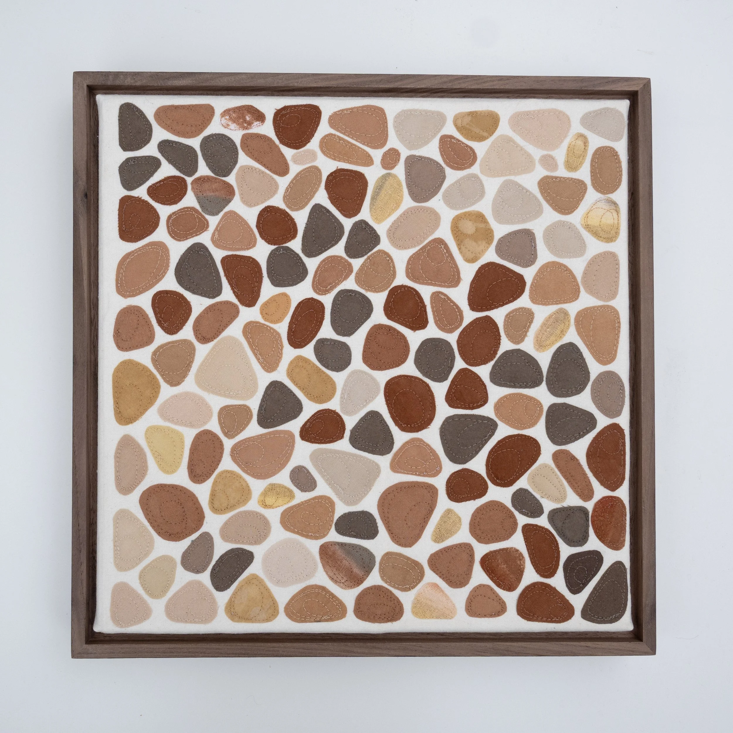 River Rocks 12" x 12" Wall Hanging 18