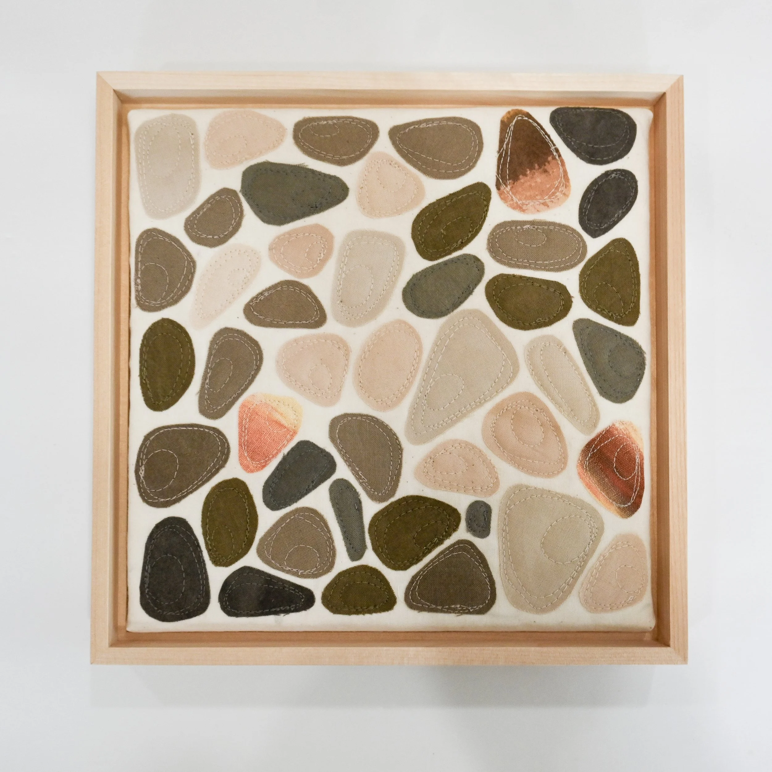 Sea Stones 8" x 8" Wall Hanging 06