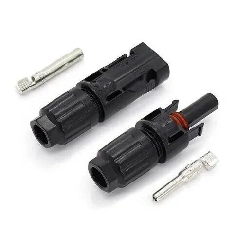 Pairs of MC-4 compatible cable connectors