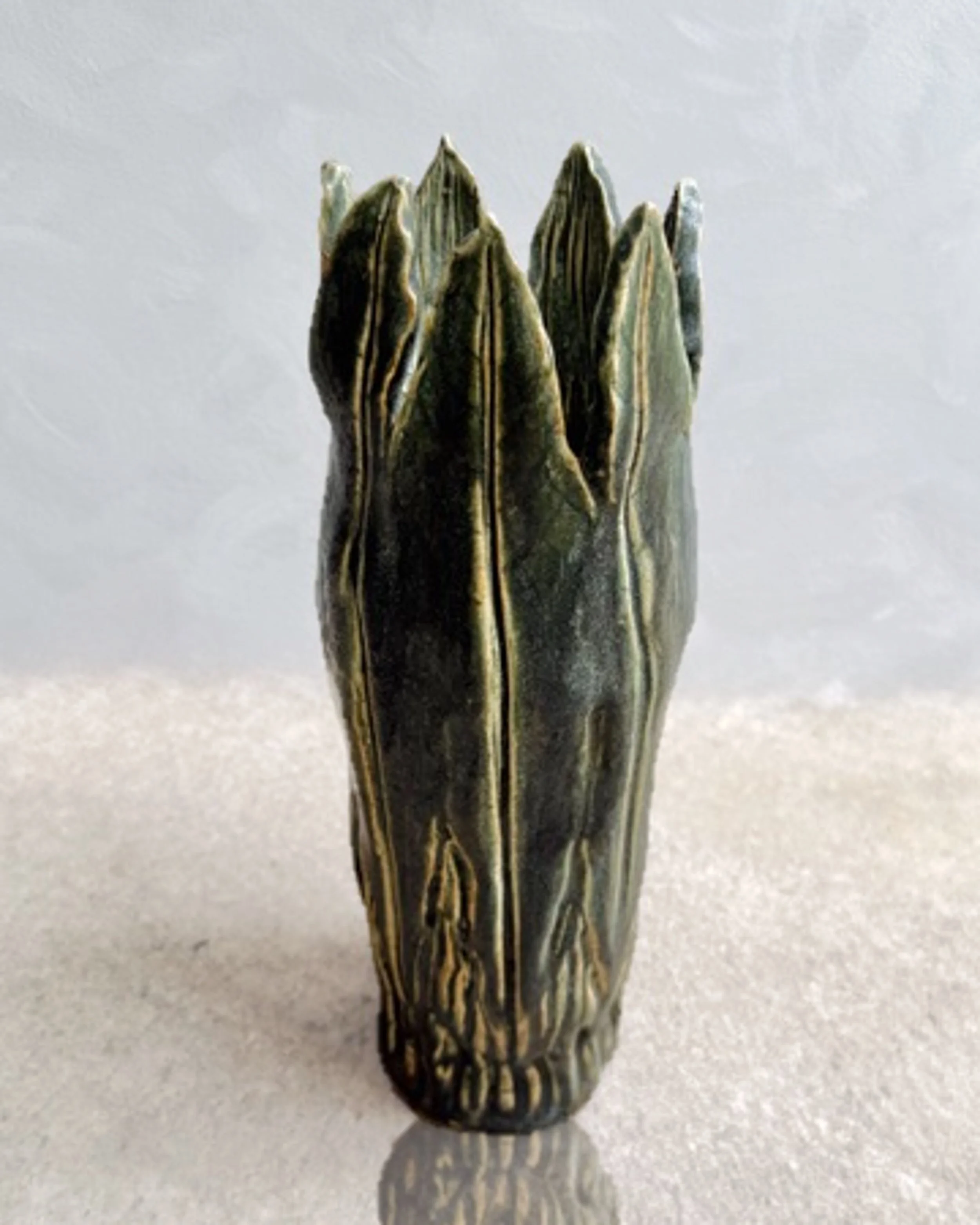 Leaf Trumpet Vase