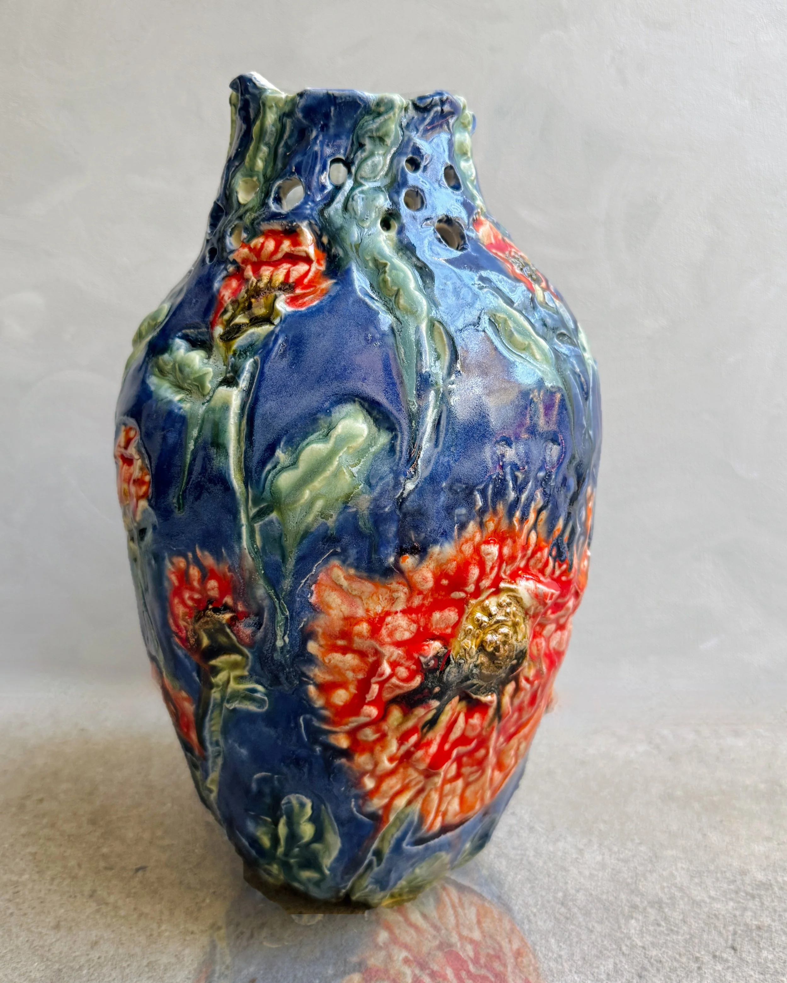 Poppies Vase
