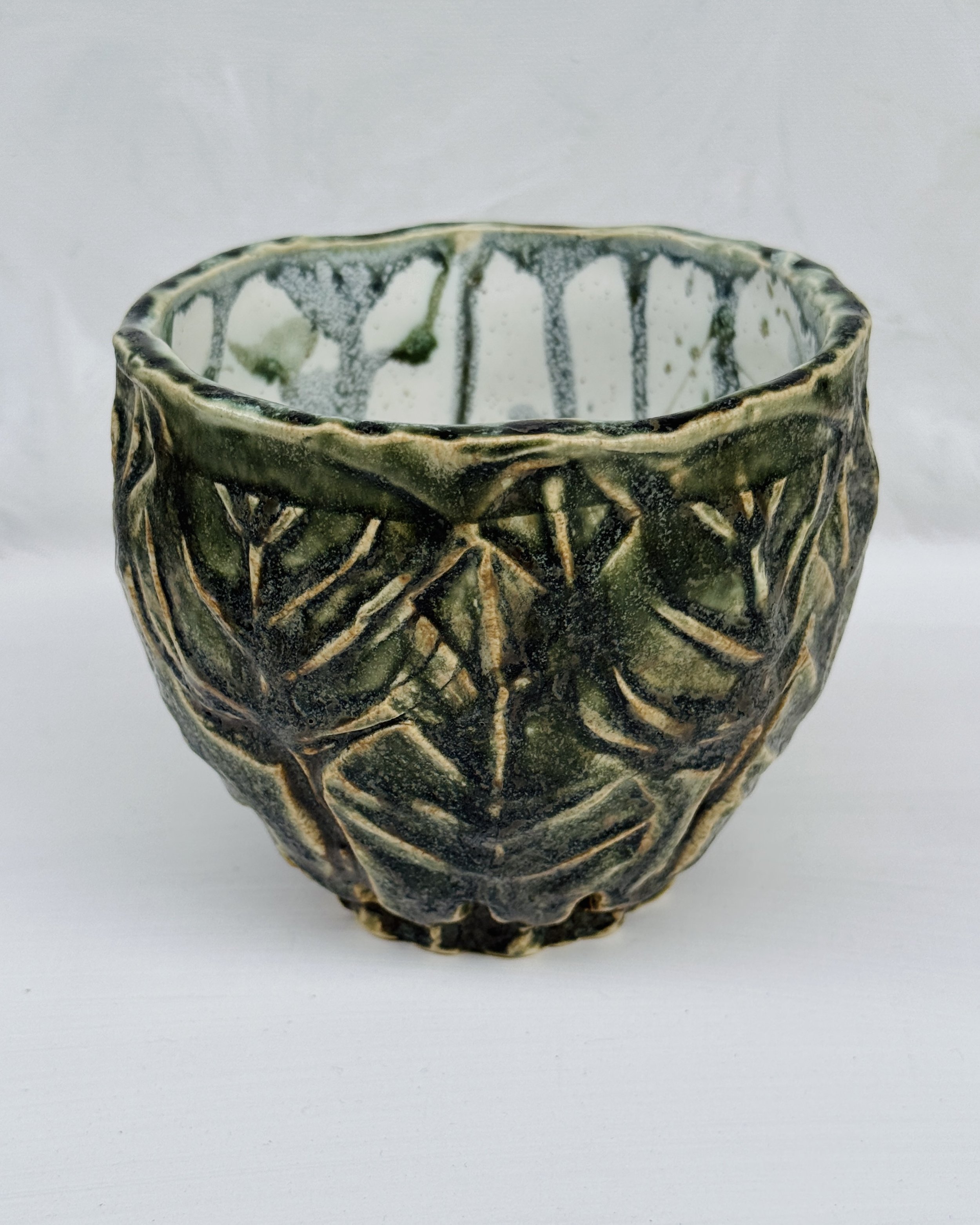 Rice Bowl with Leaves